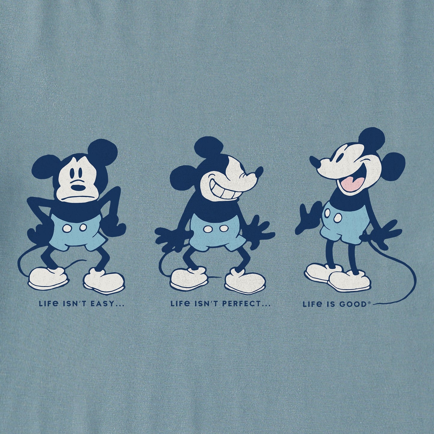 Men's Steamboat Willie Life isn't Easy Simply True Fleece Hoodie