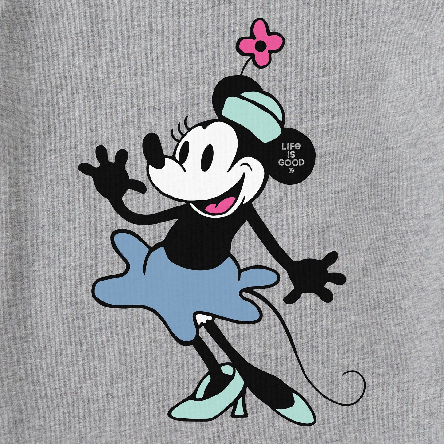 Kids Steamboat Willie Miss Mouse Short Sleeve Crusher Tee