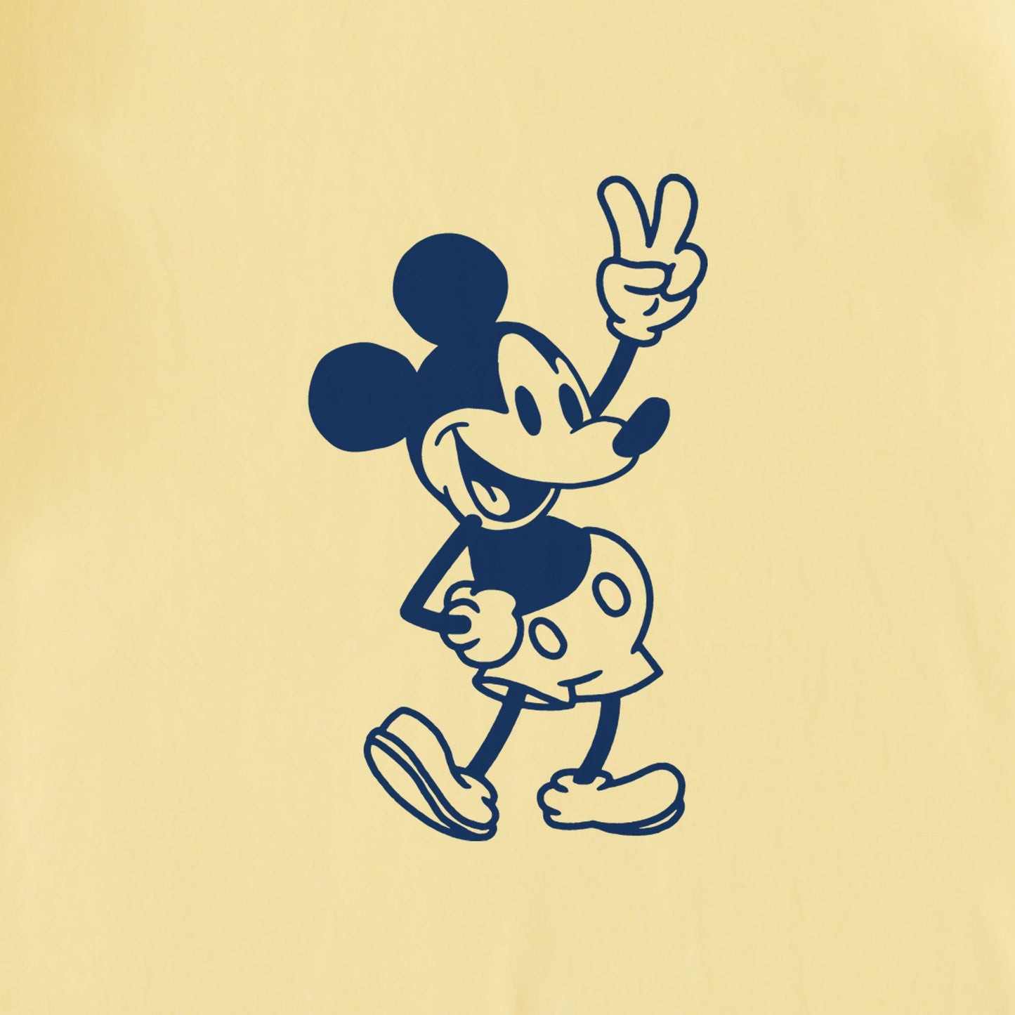 Kids Steamboat Willie Peace Mini Short Sleeve Crusher Tee