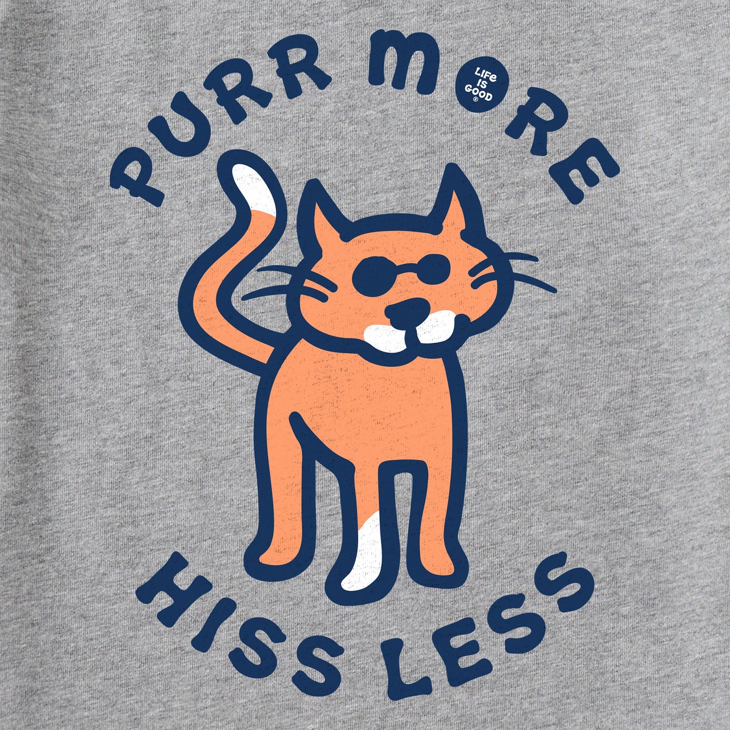 Women's Purr More Hiss Less Short Sleeve Crusher Tee