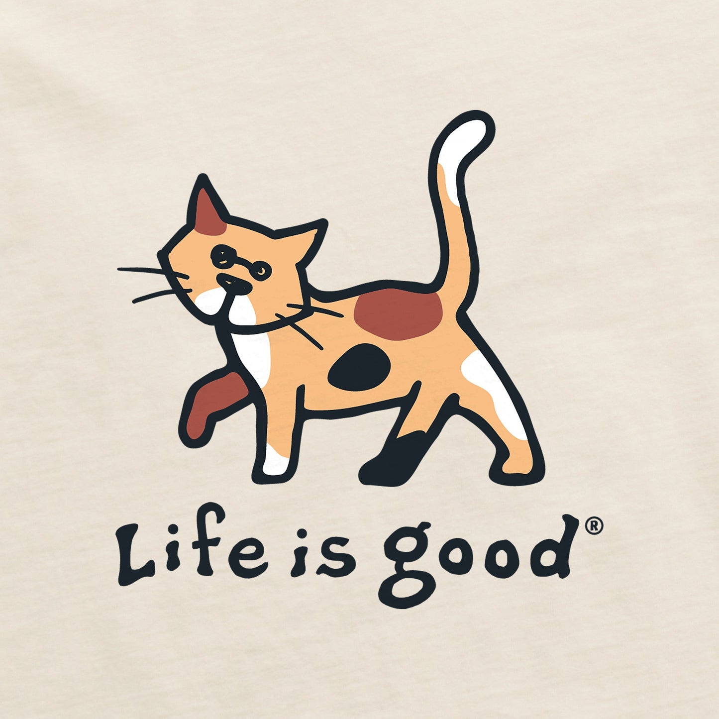 Women's Calico Al Mini Short Sleeve Crusher Tee