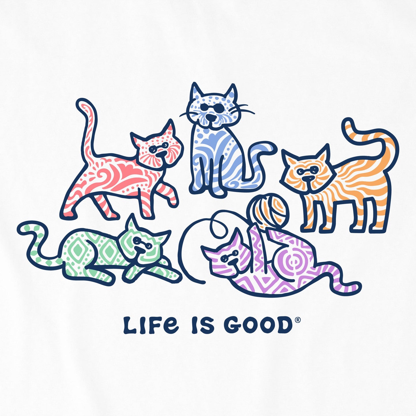 Kids Al's w Patterns Short Sleeve Crusher Tee