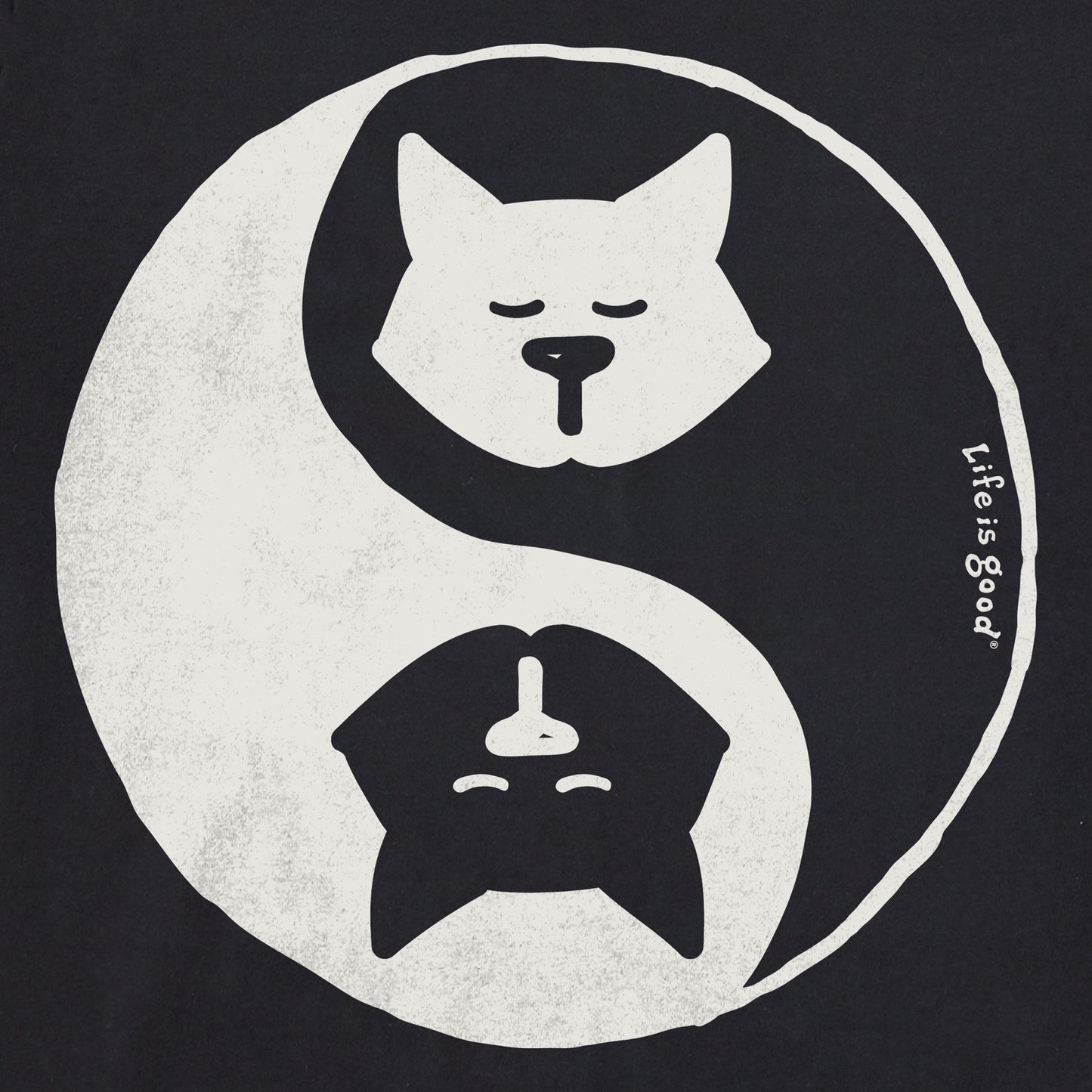 Women's Al Yin Yang Short Sleeve Crusher Tee