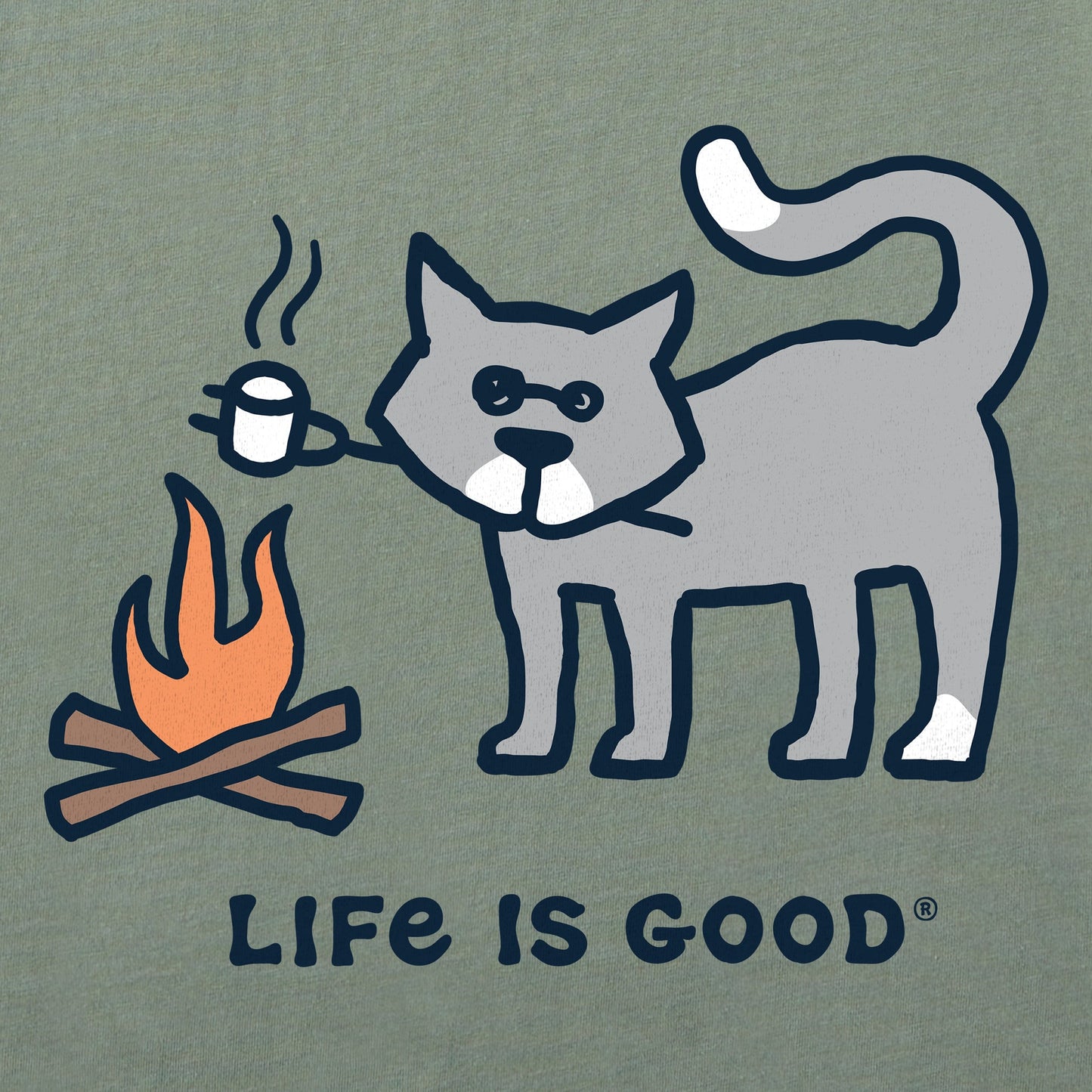 Men's Campfire Al Short Sleeve Crusher Tee