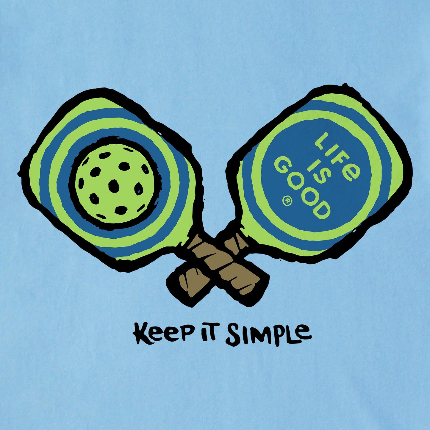 Men's Keep It Simple Pickleball Short Sleeve Tee