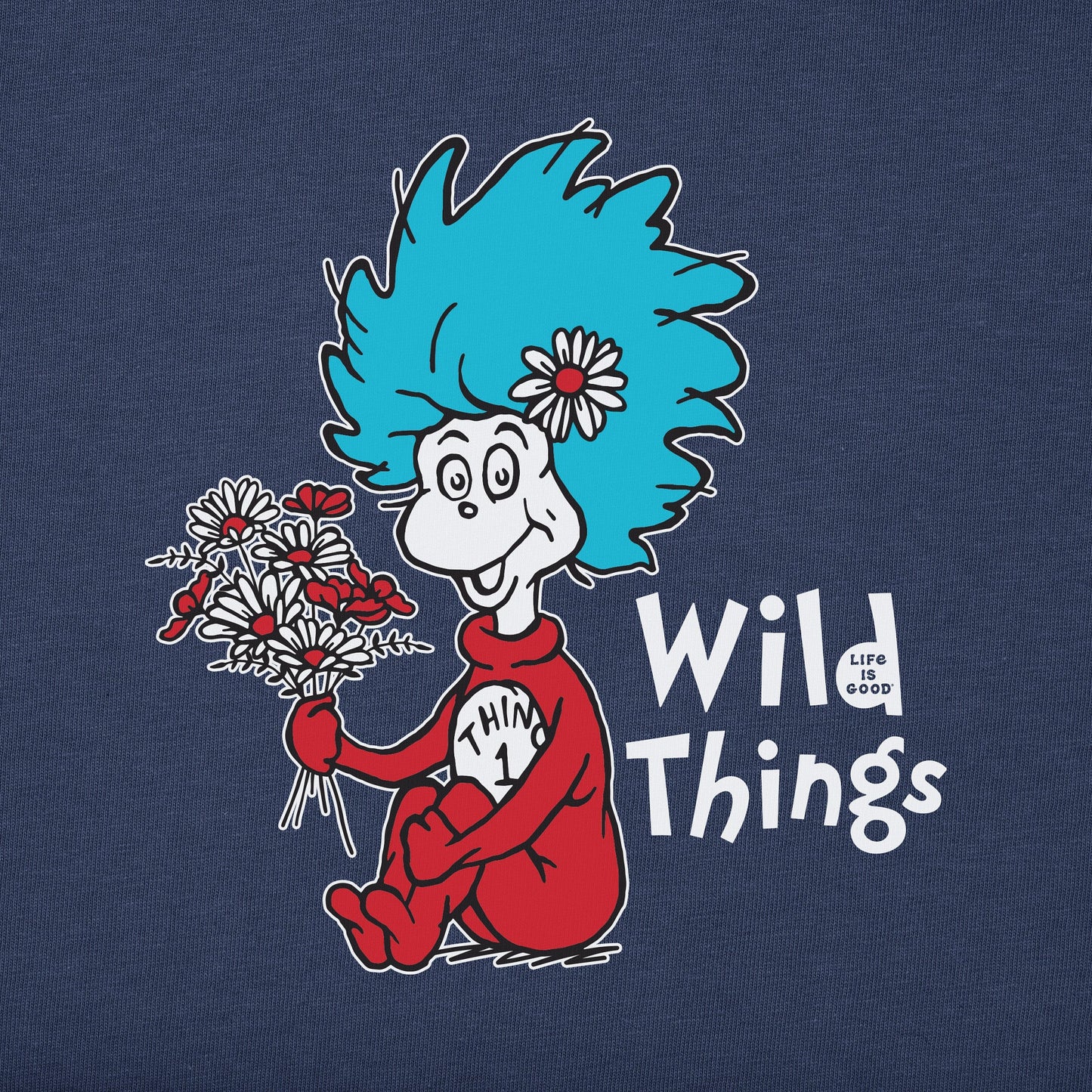Kids Cat in the Hat Wild Things Short Sleeve Crusher Tee
