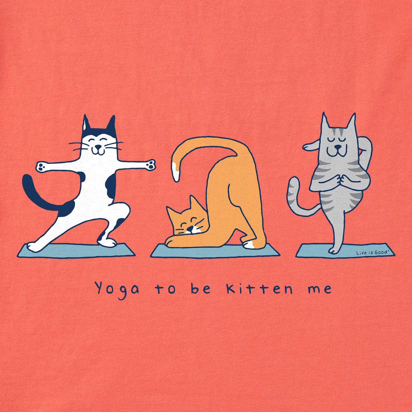 Women's Yoga To be Kitten Me Short Sleeve Crusher Tee