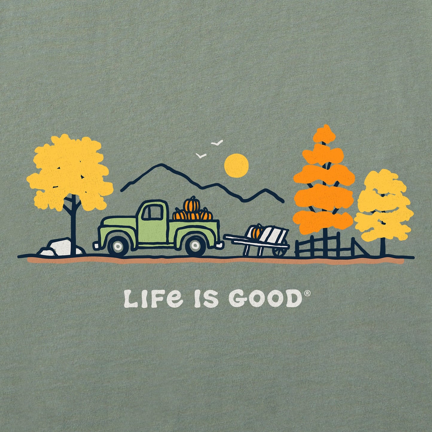 Women's Fall Truck Vista Long Sleeve Crusher Tee