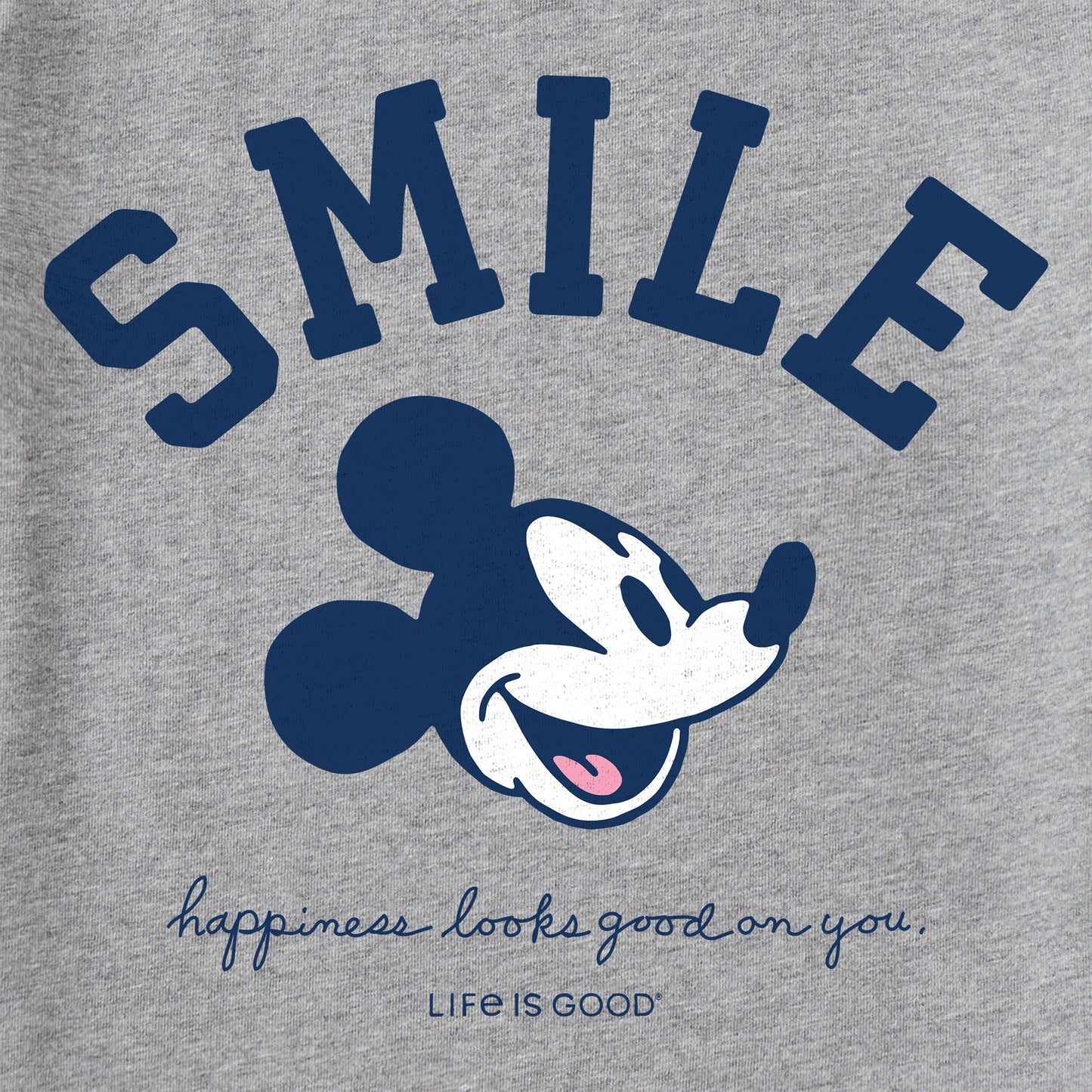 Women's Steamboat Willie Smile Short Sleeve Crusher Tee