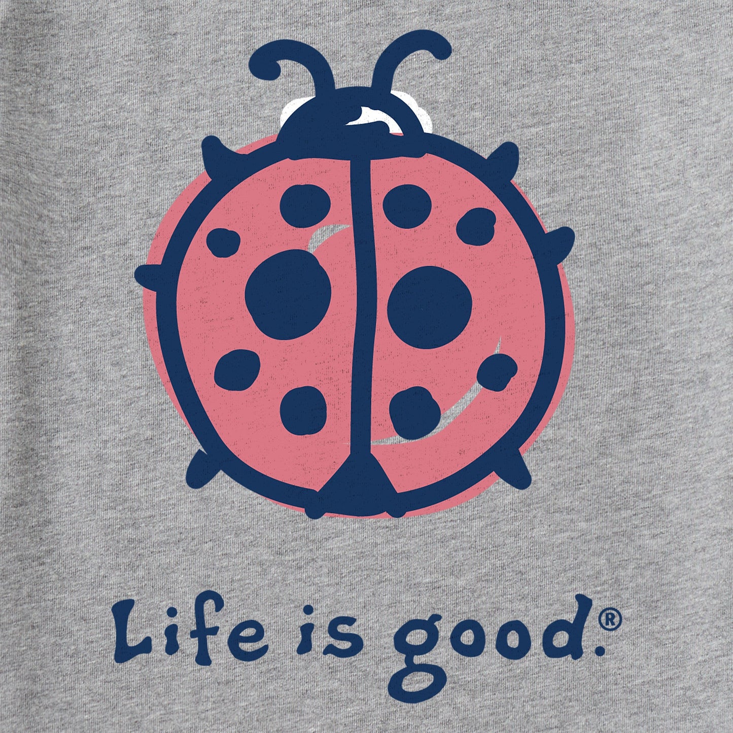 Kids Ladybug Long Sleeve Crusher Tee
