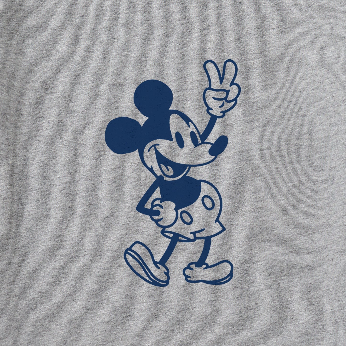 Women's Steamboat Willie Peace Mini Short Sleeve Crusher Vee
