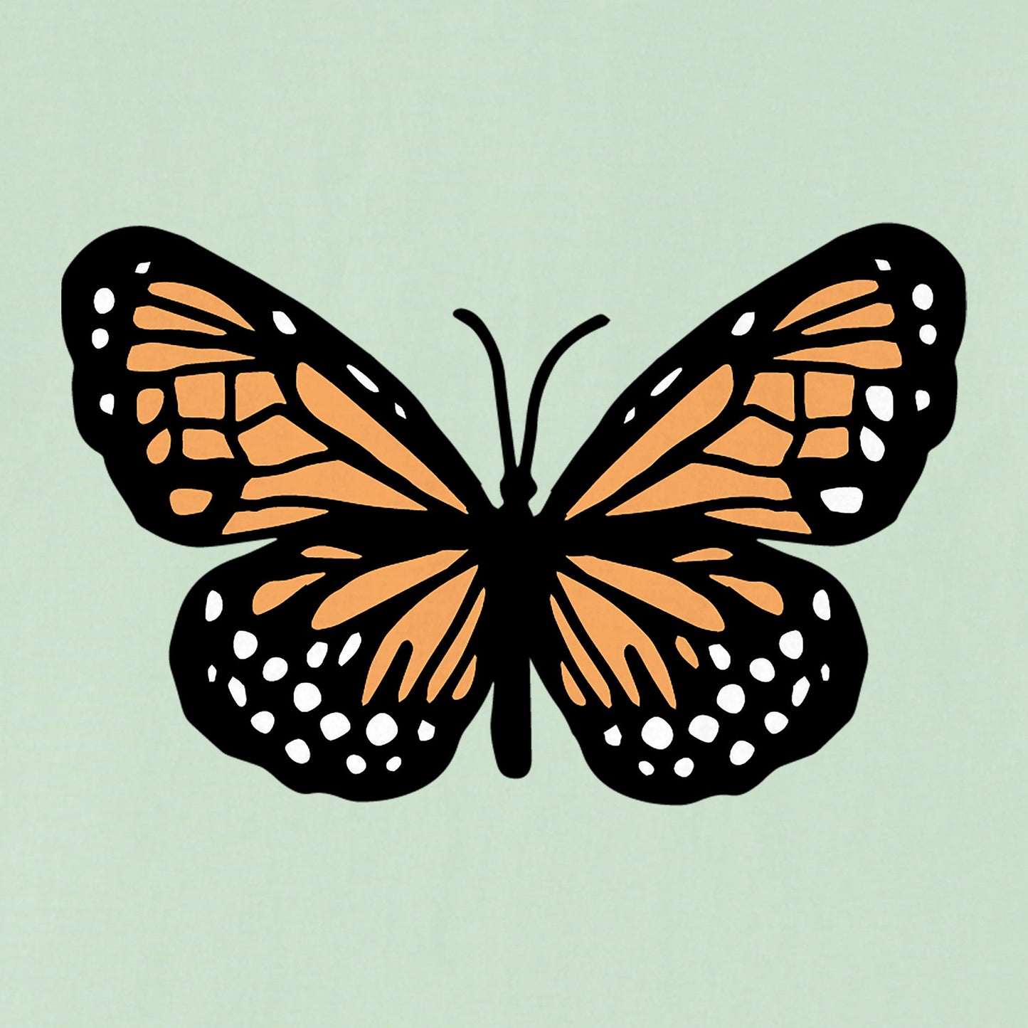 Women's Clean Butterfly Short Sleeve Crusher Boxy Tee