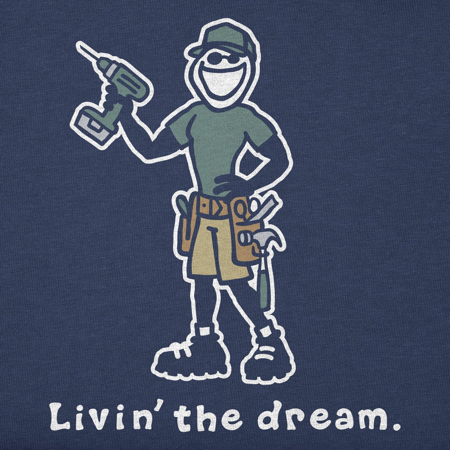 Men's Jake Livin the Dream Simply True Fleece Hoodie