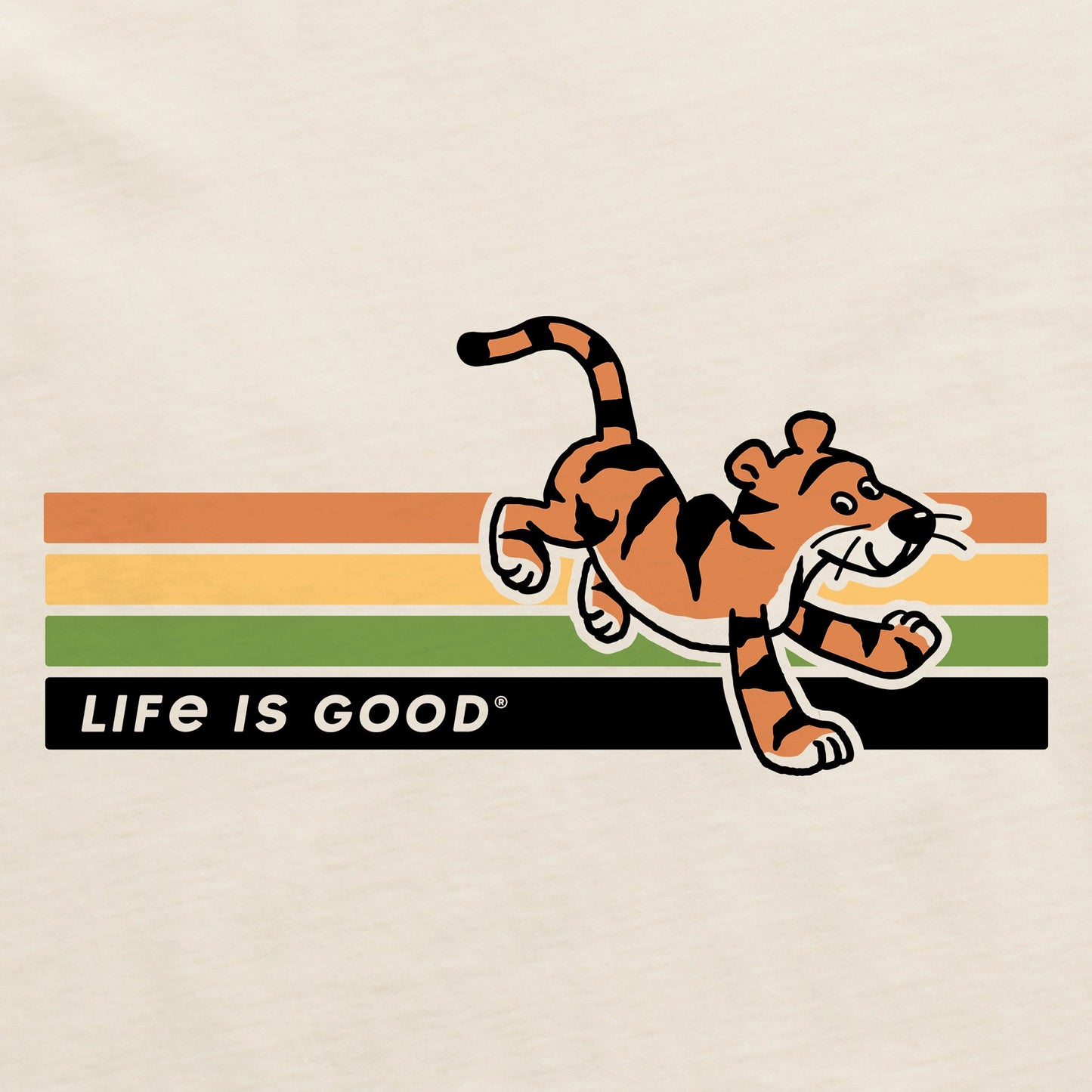 Men's Tiger Stripes Short Sleeve Crusher Tee