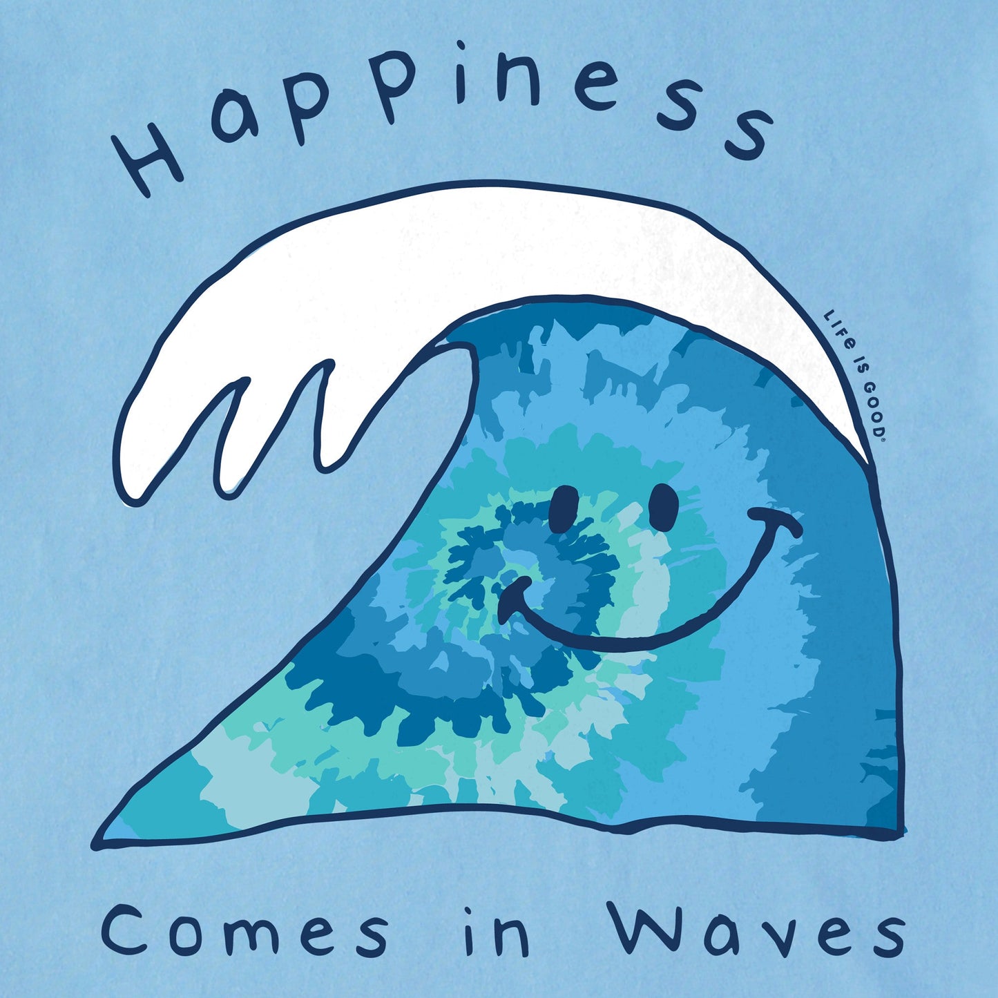 Men's Tie Dye Wave Short Sleeve Tee