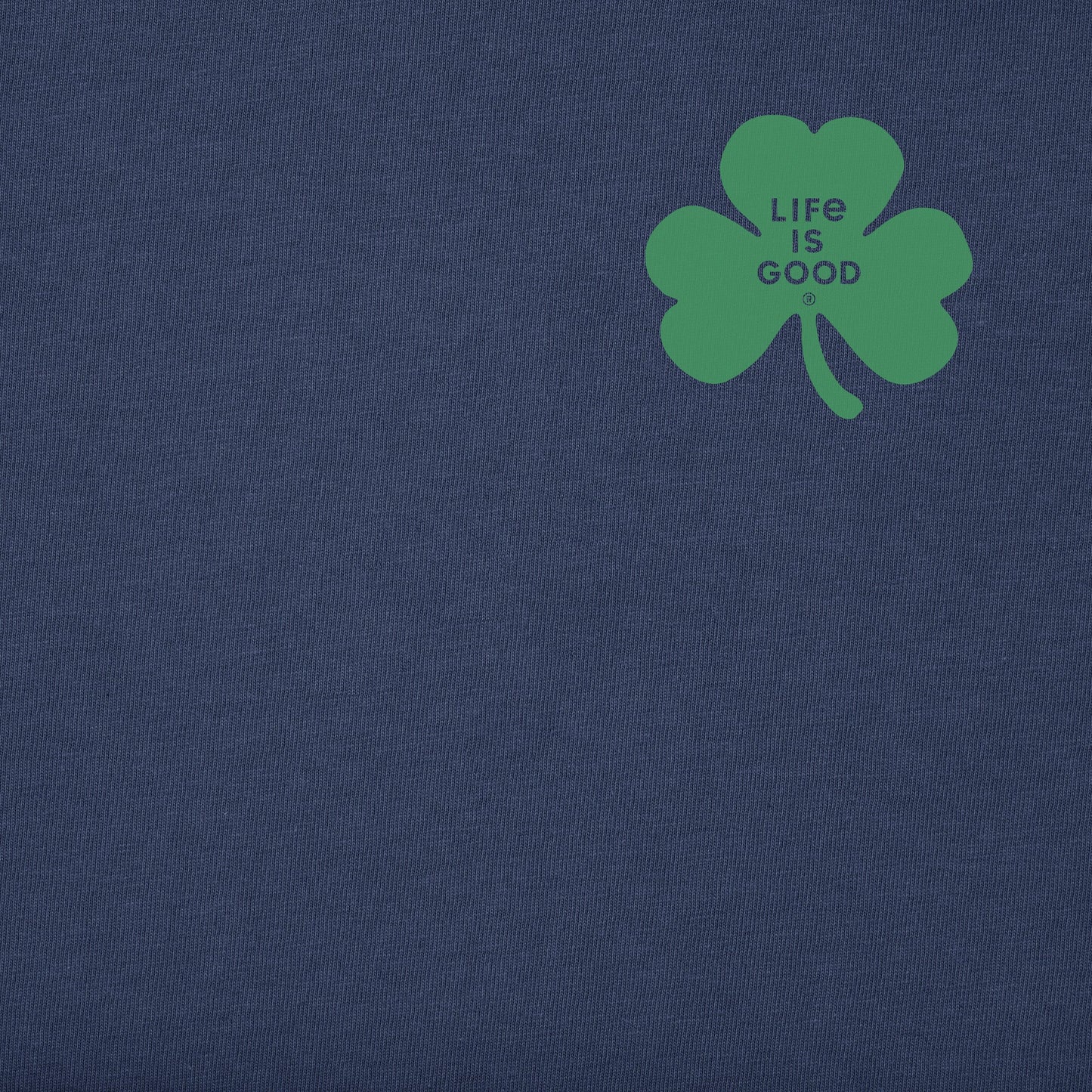 Men's Irish Clover Long Sleeve Crusher Tee