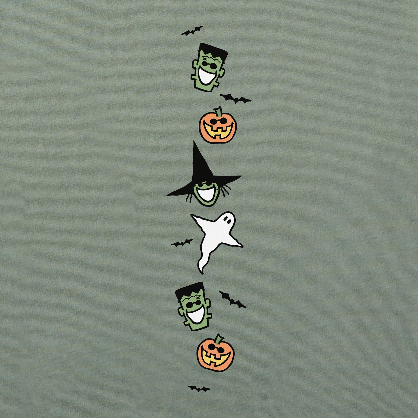 Women's Halloween Long Sleeve Crusher Boxy Tee