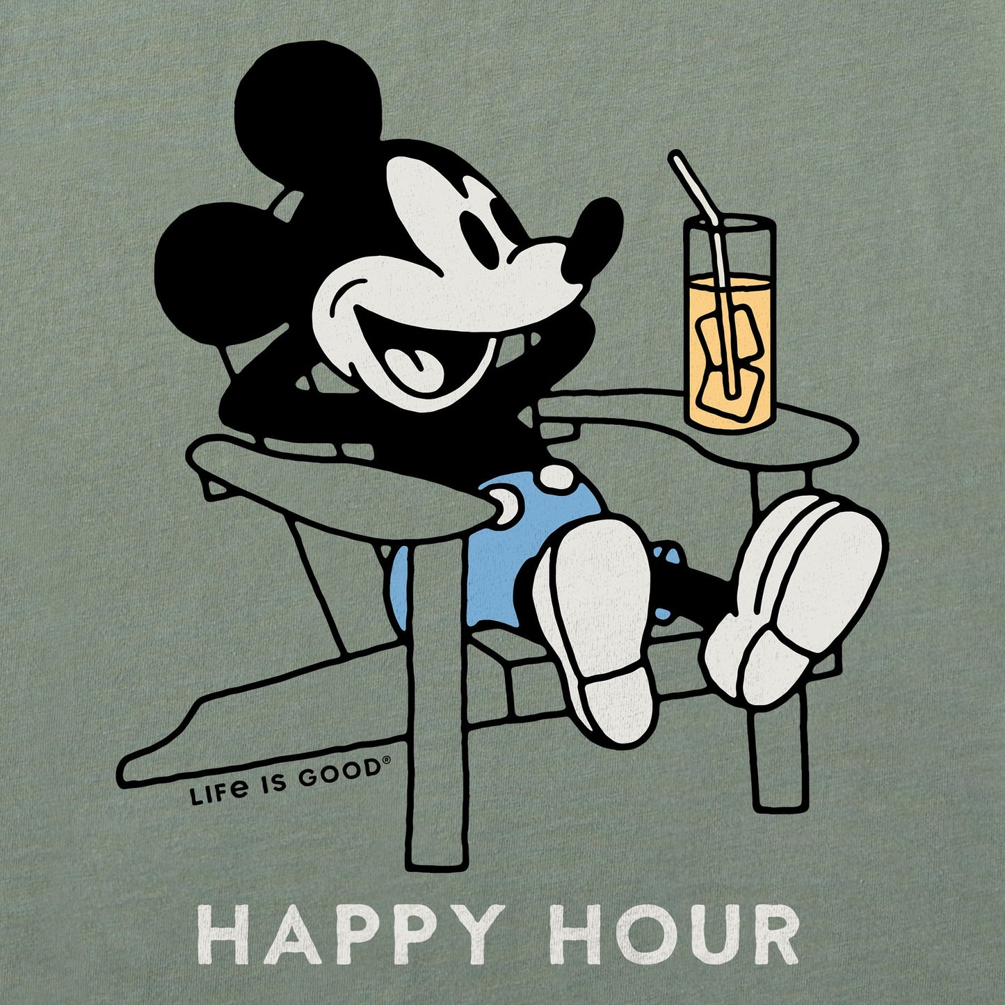 Men's Happy Hour Willie Adirondack Short Sleeve Tee