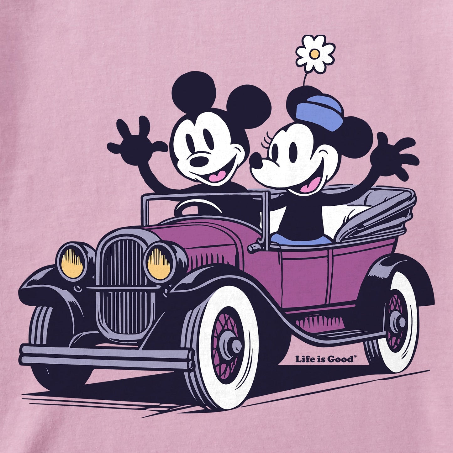 Women's Willie Antique Car Short Sleeve Tee