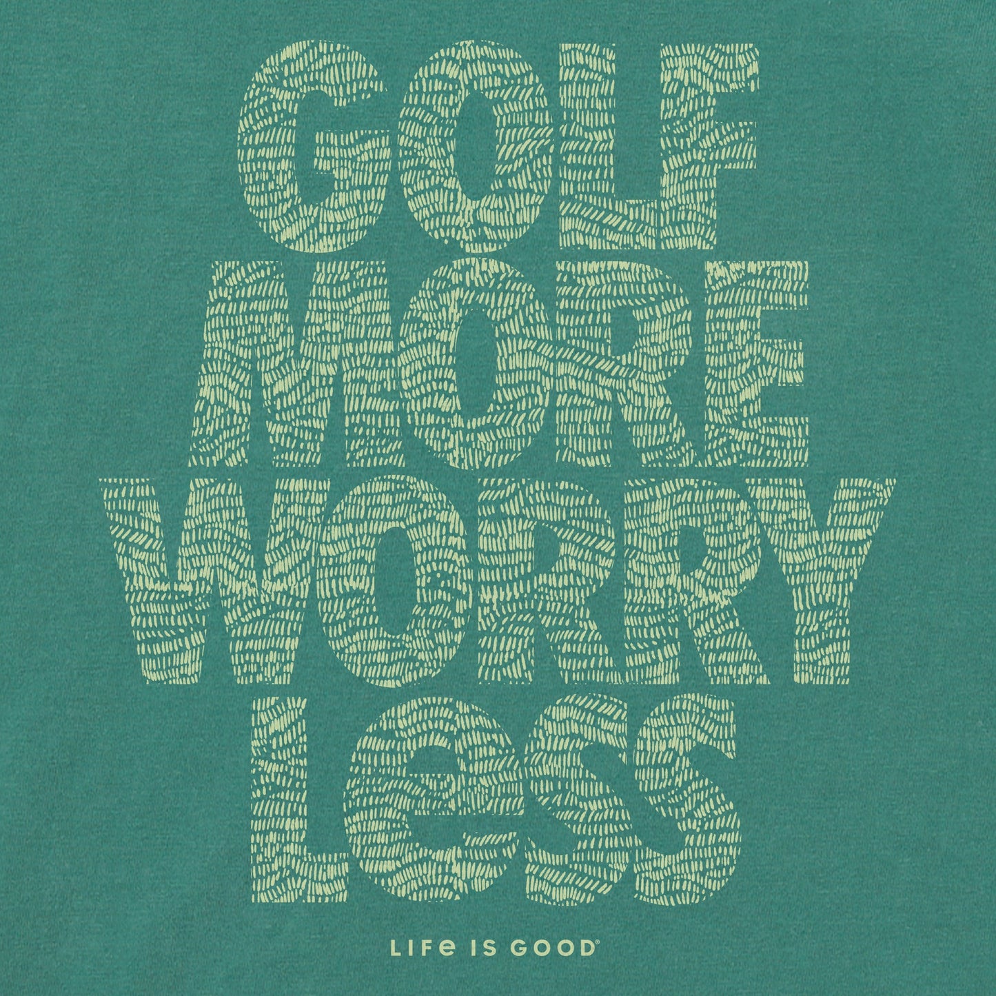 Men's Wordsmith Bold Golf More Short Sleeve Crusher Tee