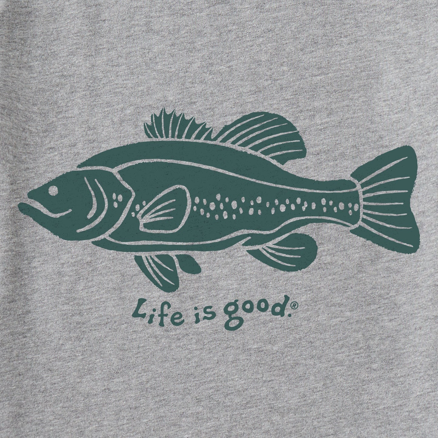 Men's Silhouette Fish Short Sleeve Crusher Tee