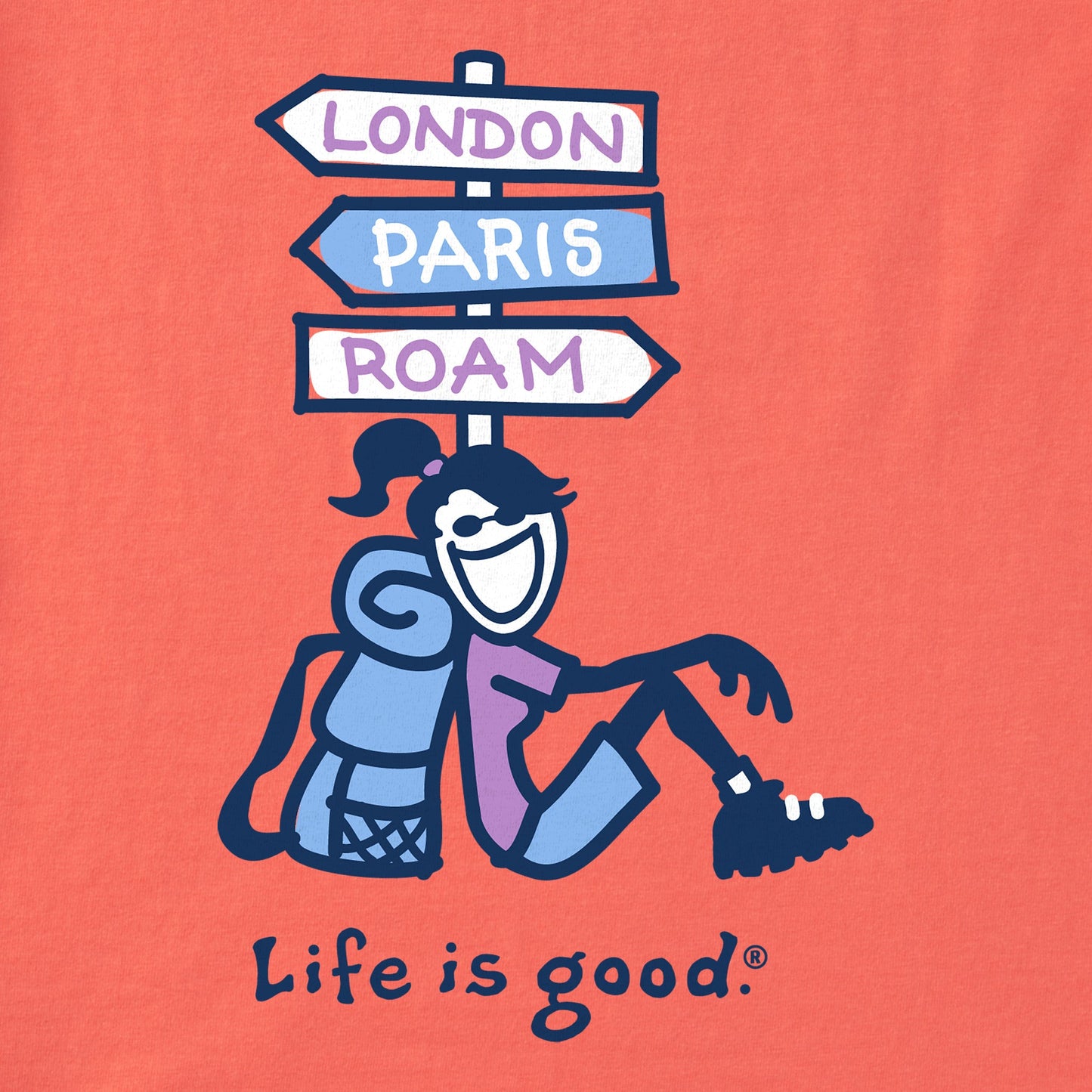 Women's Roaming Jackie Short Sleeve Crusher Tee