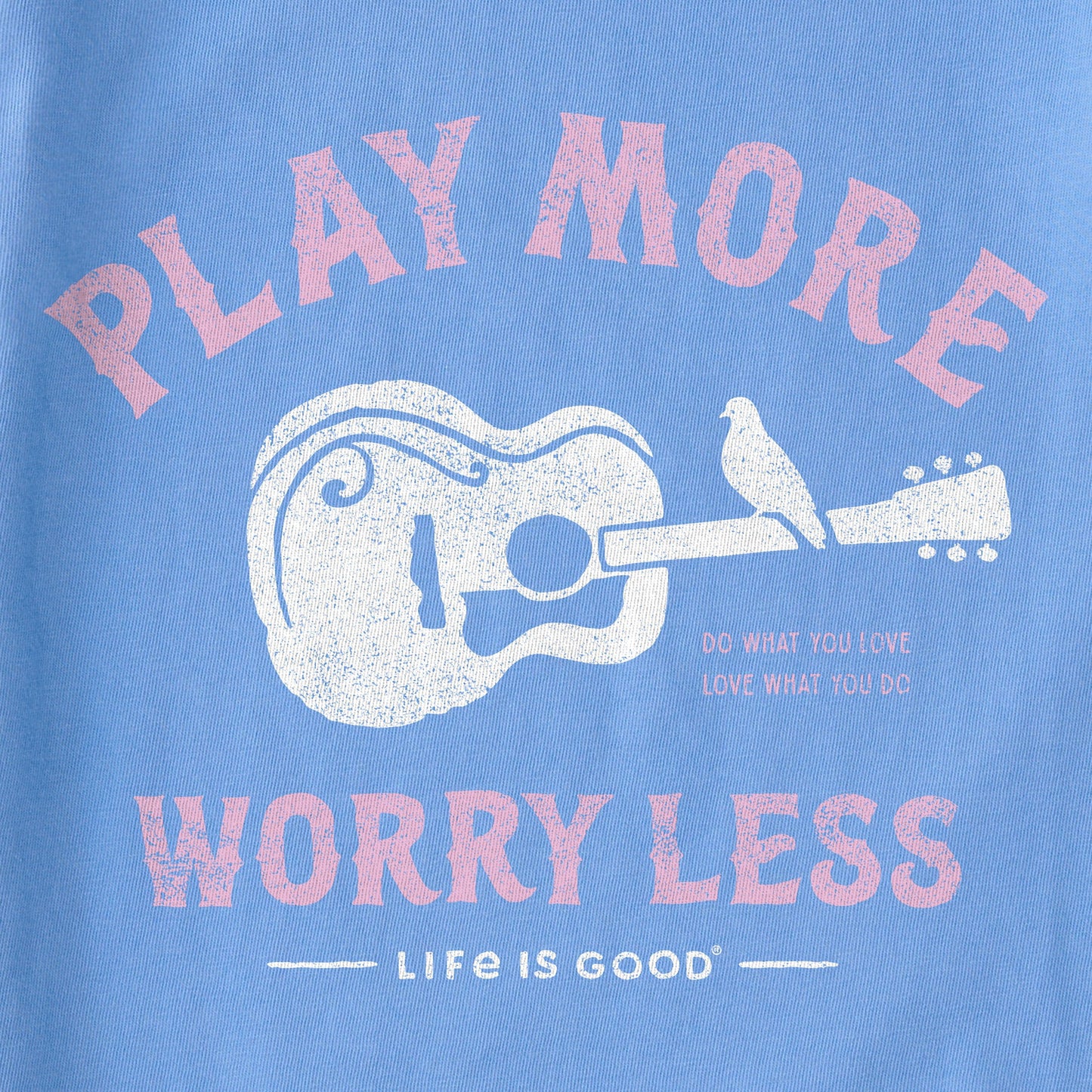 Women's Guitar Play More Short Sleeve Tee