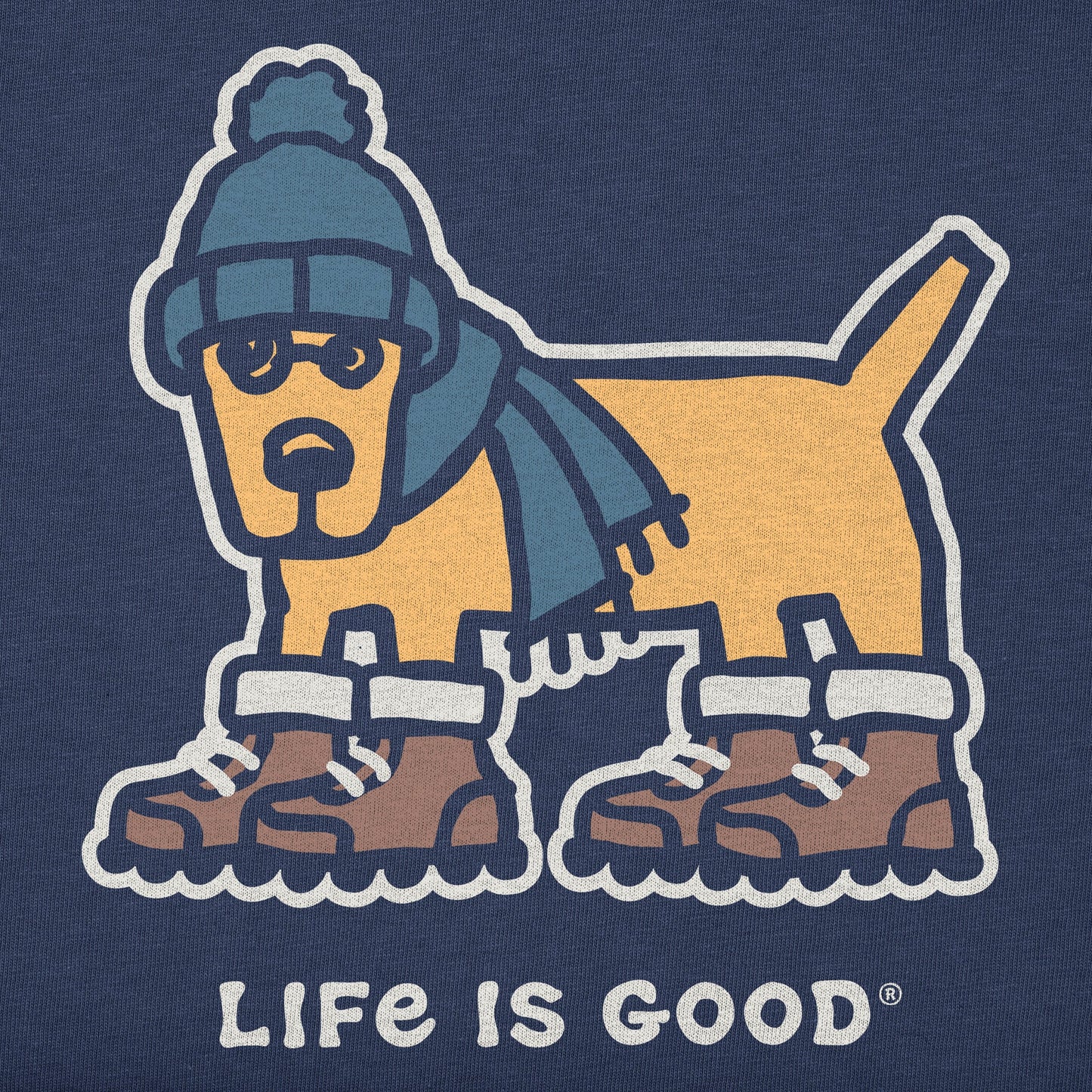 Kids Warmly Dressed Rocket Long Sleeve Crusher Tee