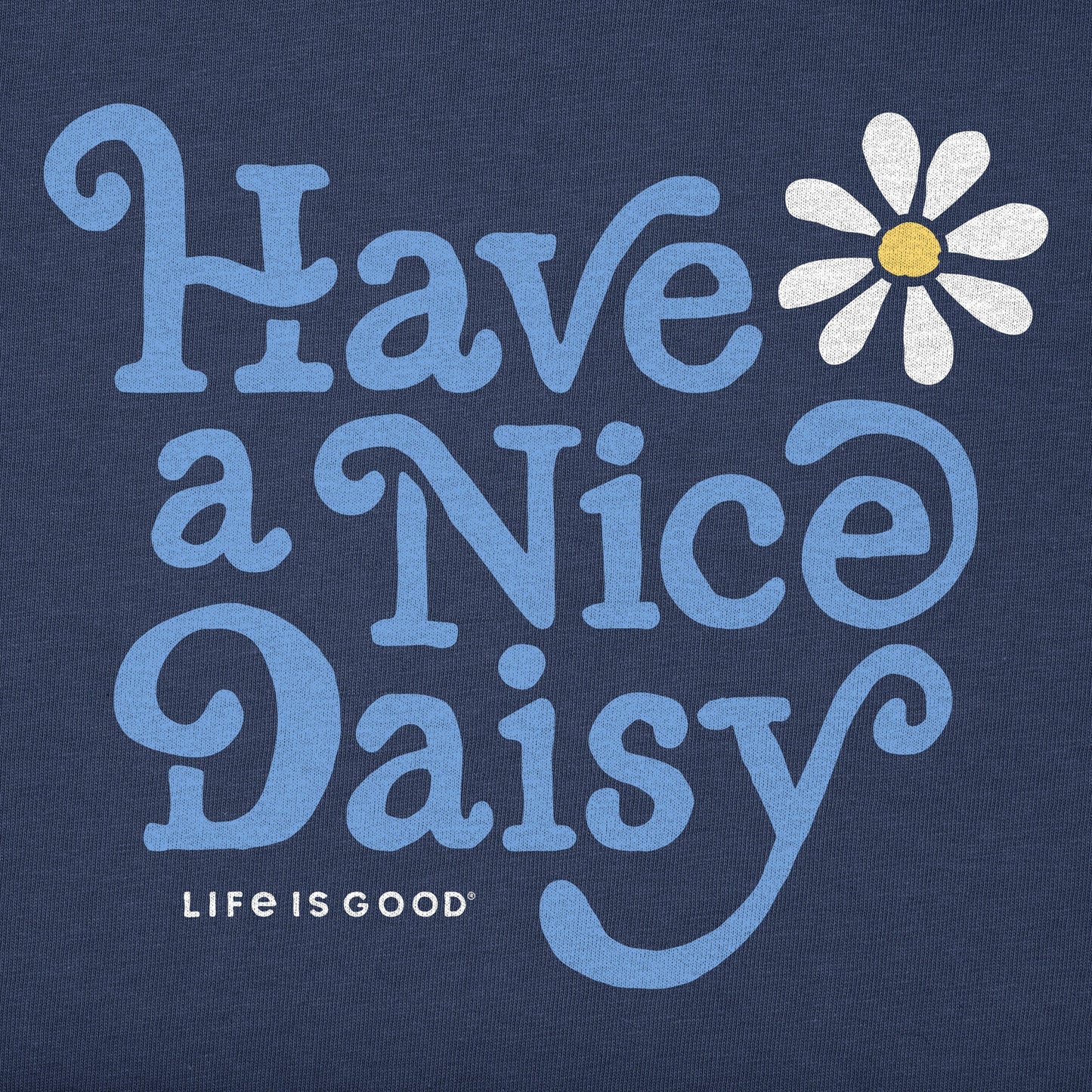 Women's Crafty Have a Nice Daisy Short Sleeve Crusher Boxy Tee