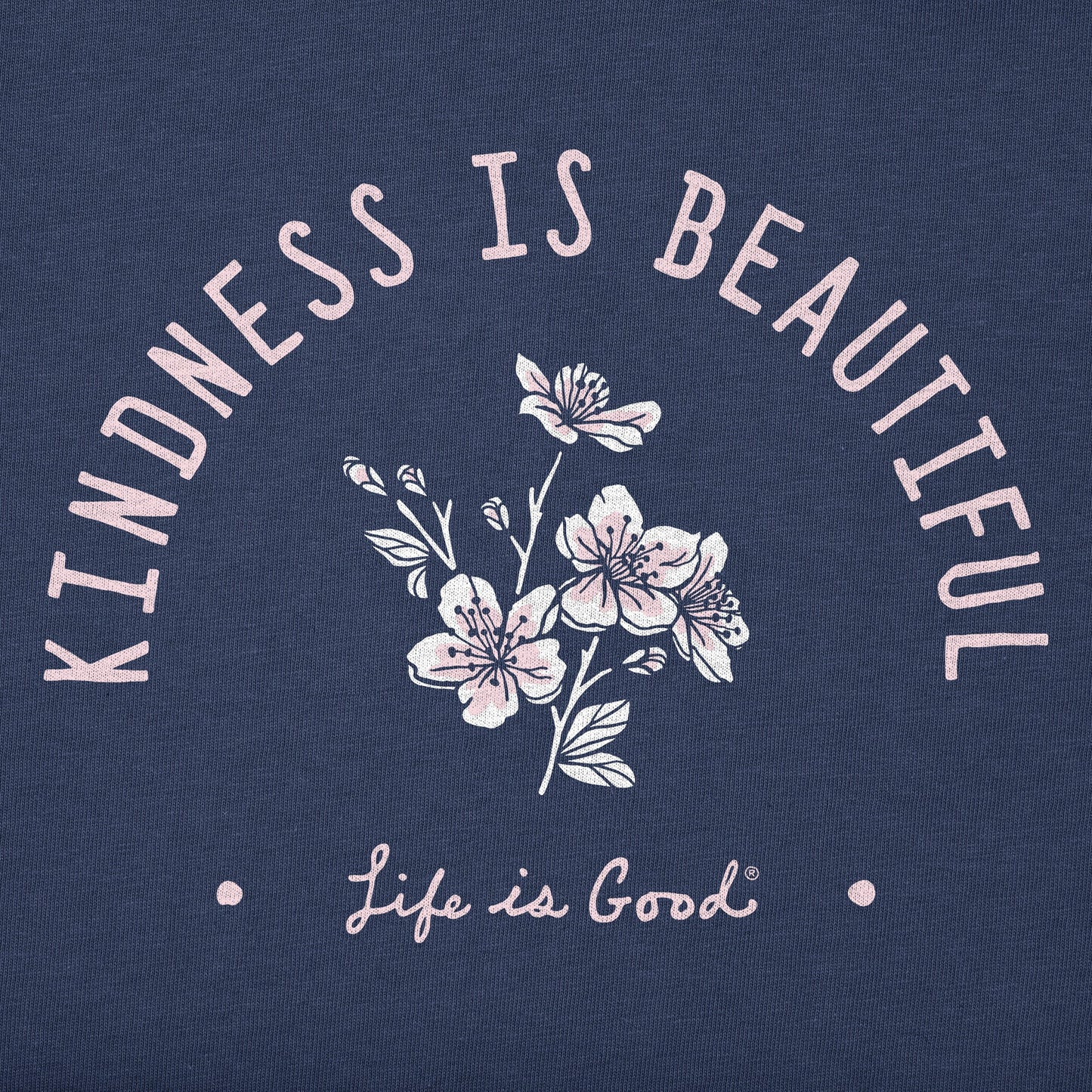 Women's Beautiful Cherry Blossoms Short Sleeve Crusher Boxy Tee