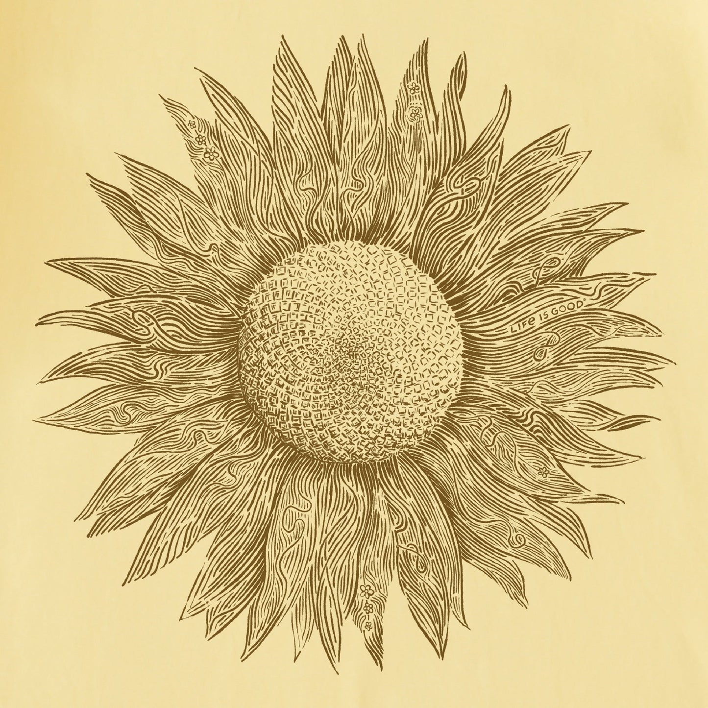 Women's Fineline Sunflower Short Sleeve Tee