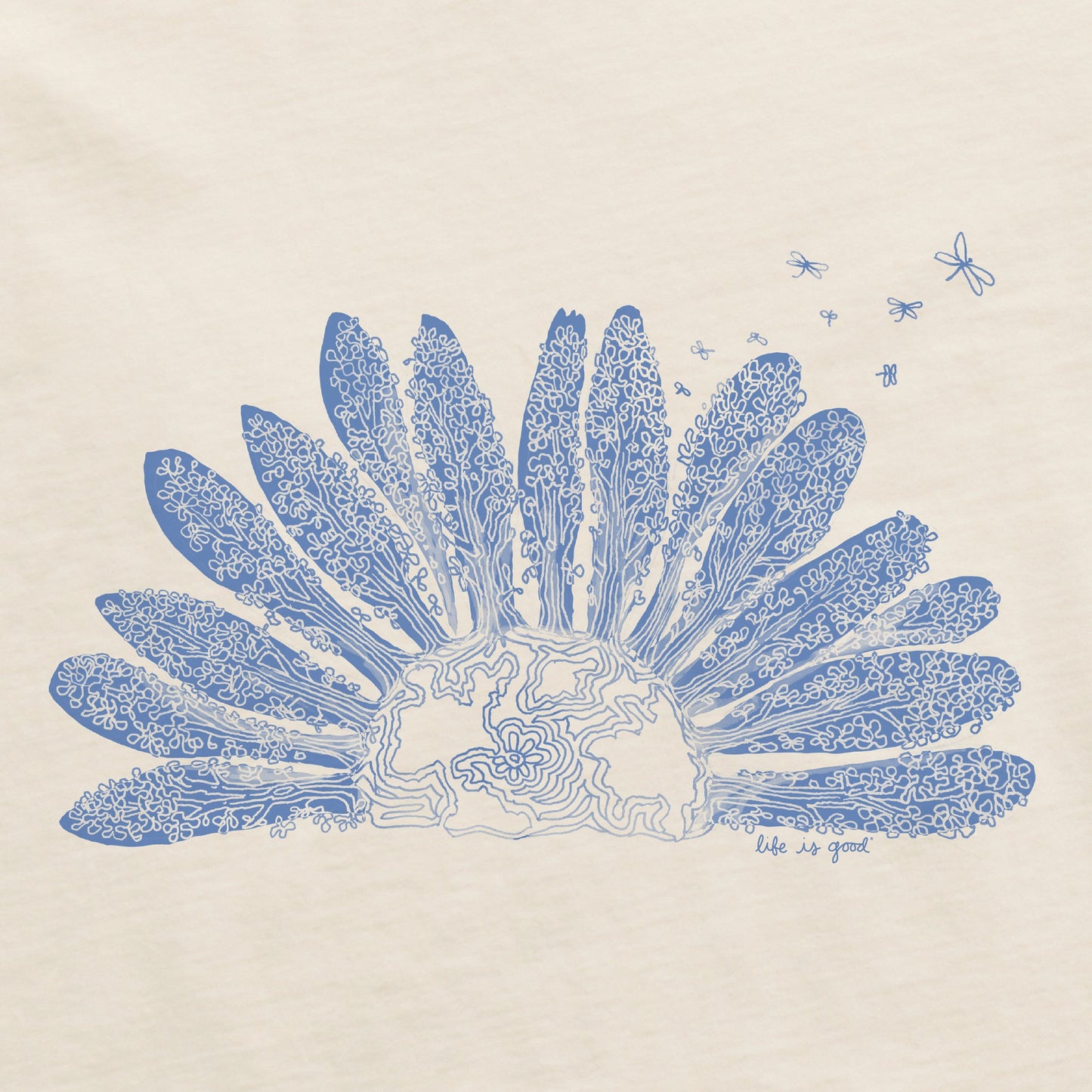 Women's Fineline Daisy Short Sleeve Crusher Tee