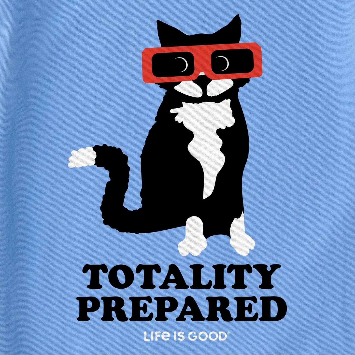 Kids Totality Prepared Solar Cat Short Sleeve Crusher Tee
