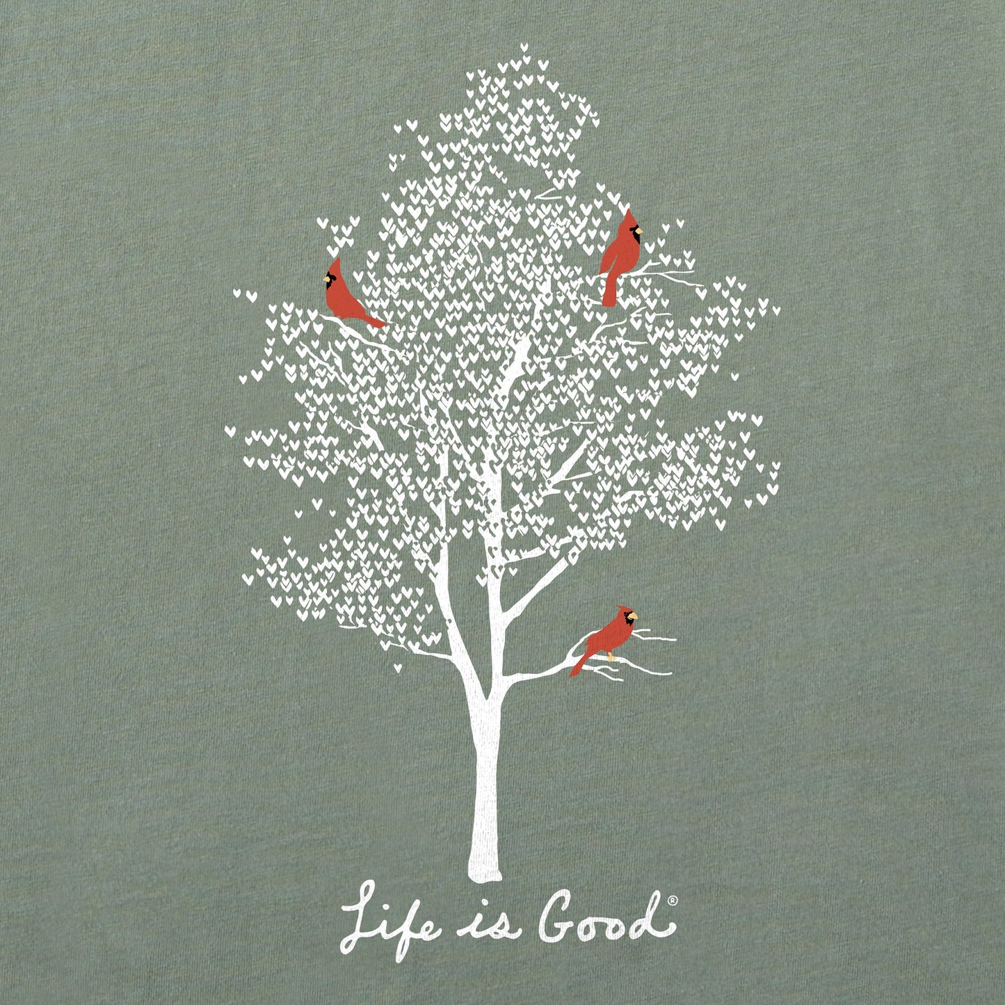 Women's Tree Cardinals Long Sleeve Crusher Tee