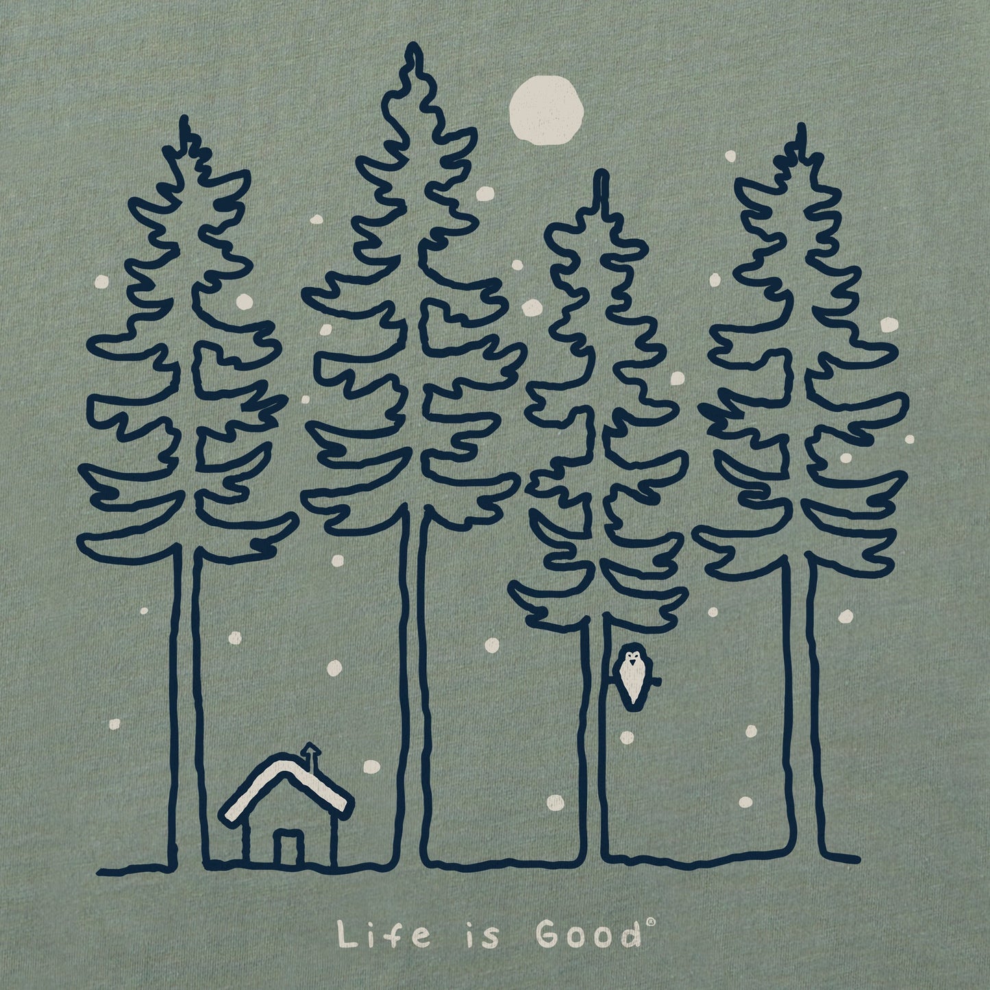 Women's Snowy Woods Long Sleeve Crusher Tee