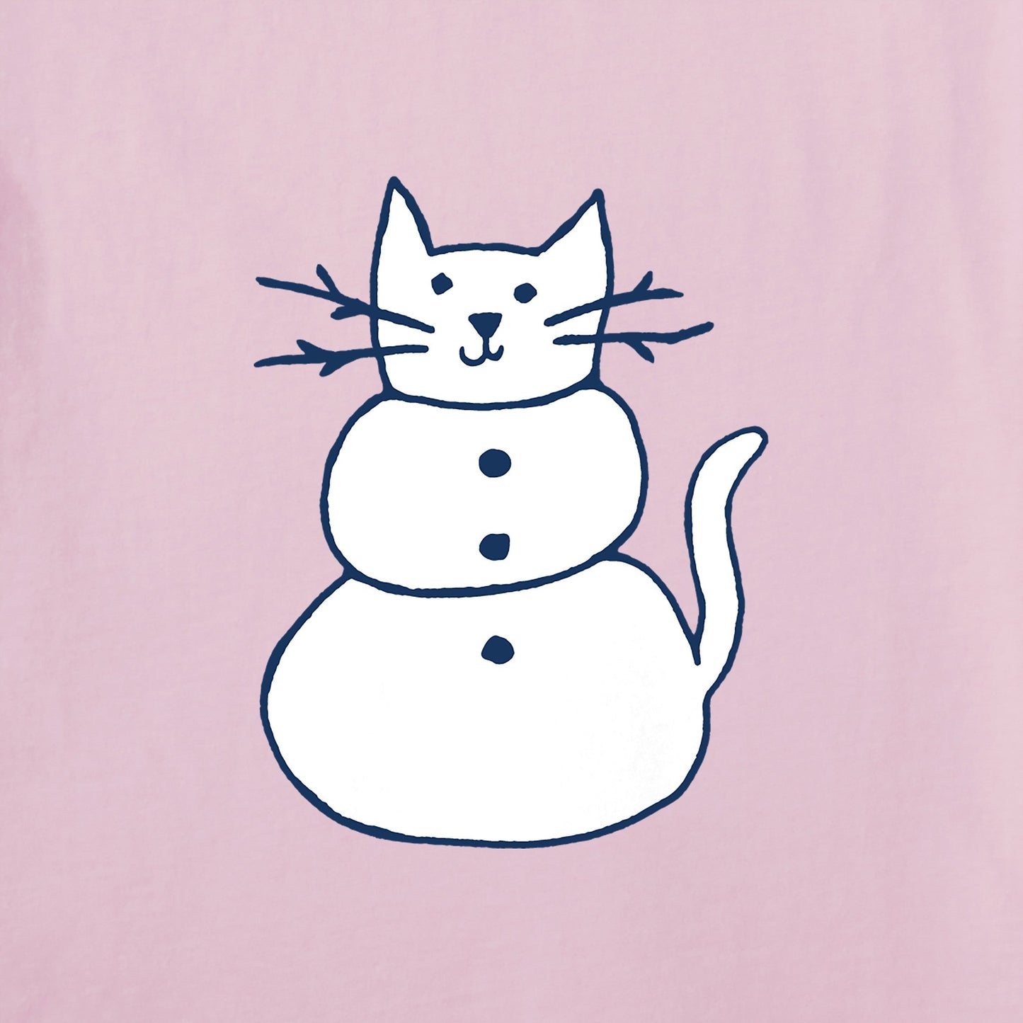 Women's Cat Snowman Simply True Fleece Hoodie