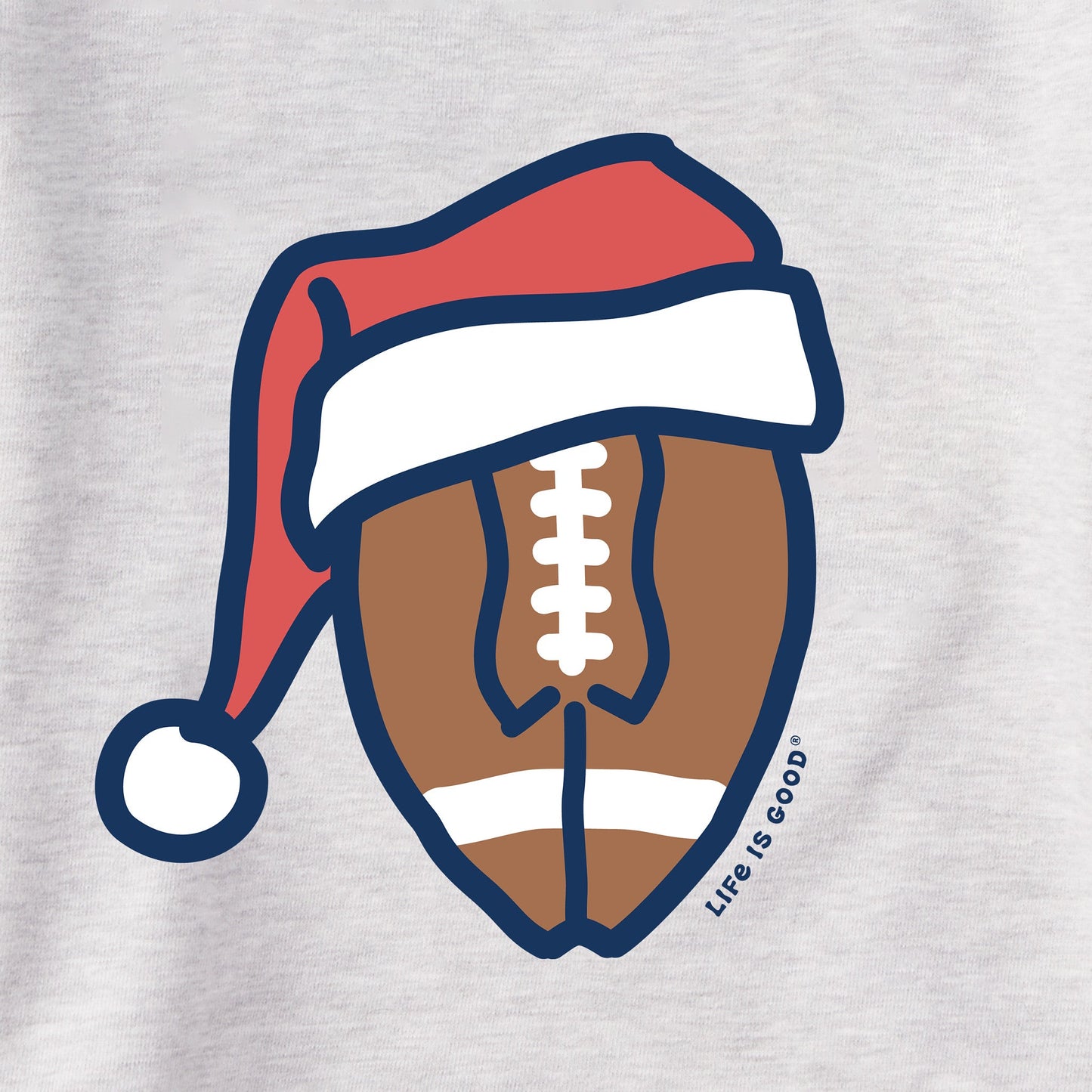 Men's Santa Football Simply True Fleece Crew