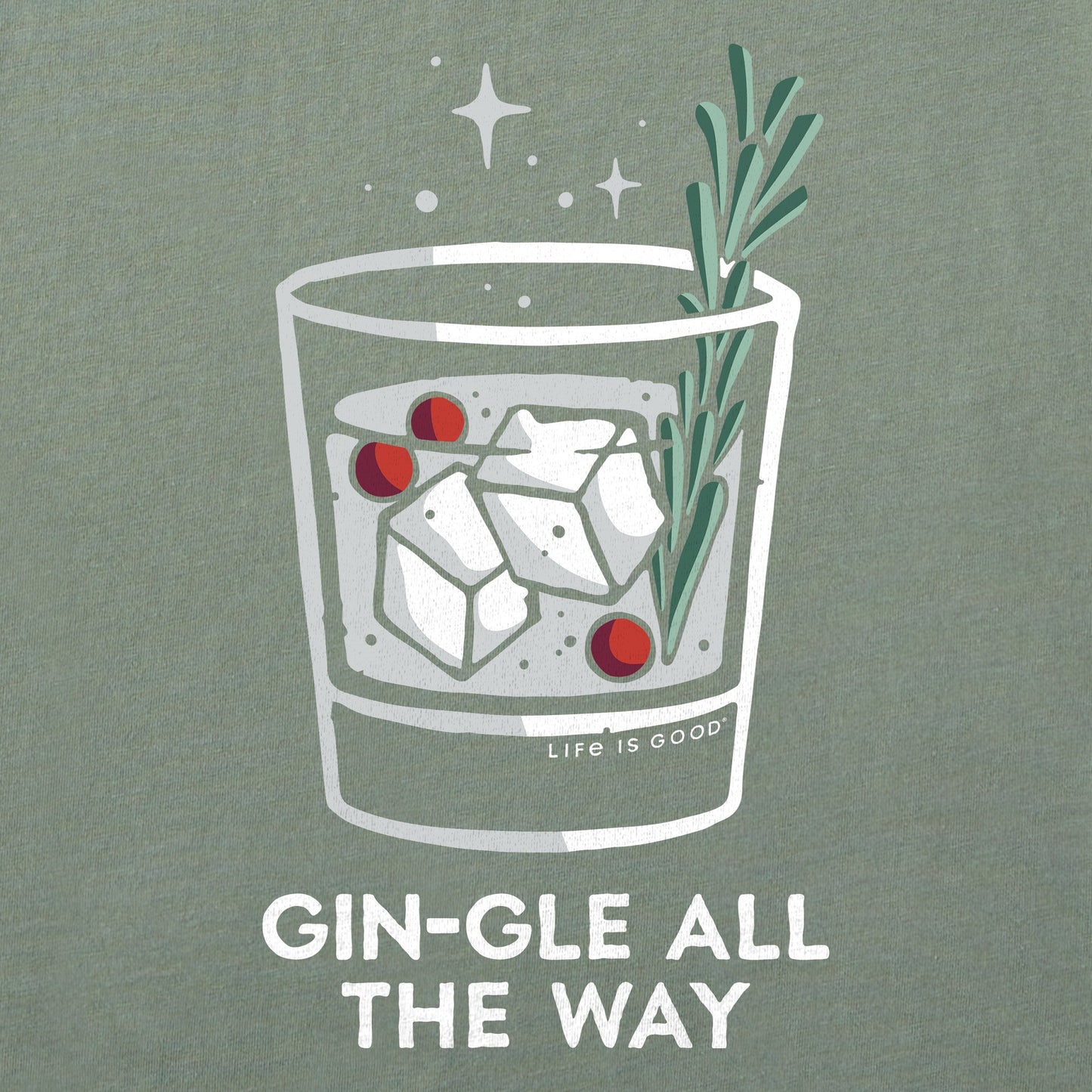 Men's Gin-Gle All the Way Long Sleeve Crusher Tee