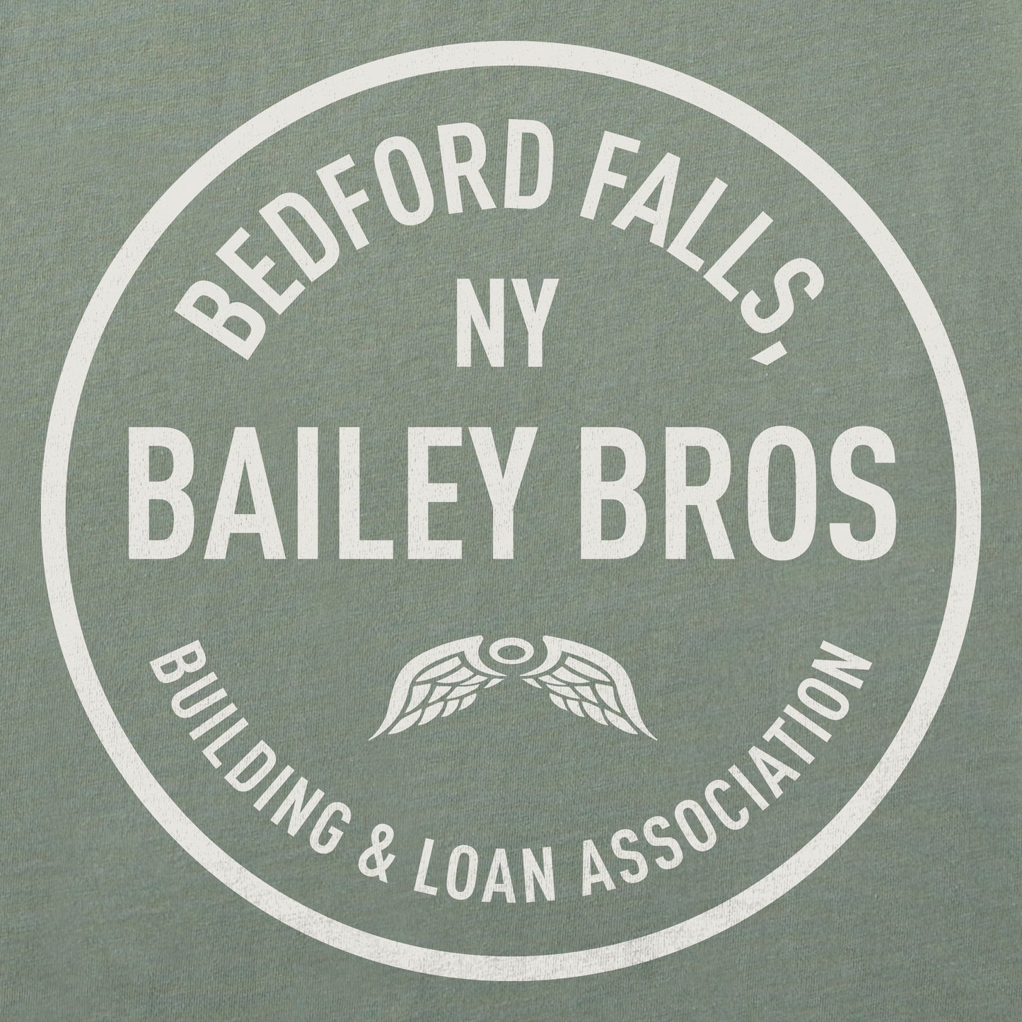 Men's Bailey Bros. Angel Wings Coin Long Sleeve Crusher Tee