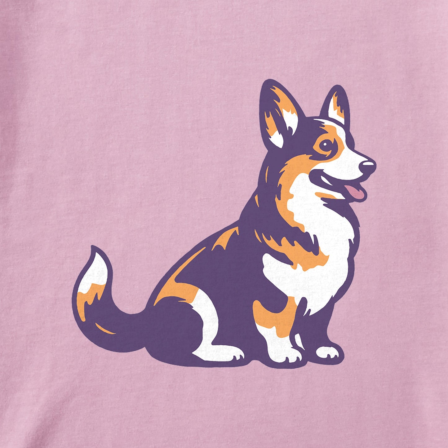 Women's Corgi Short Sleeve Crusher Boxy Tee