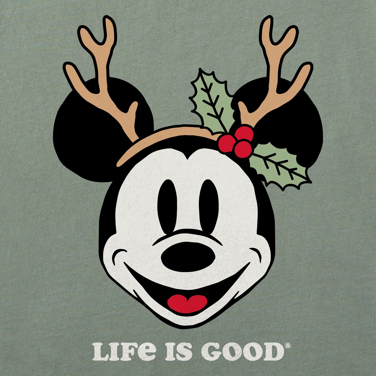 Men's Willie Reindeer Ears Simply True Fleece Hoodie