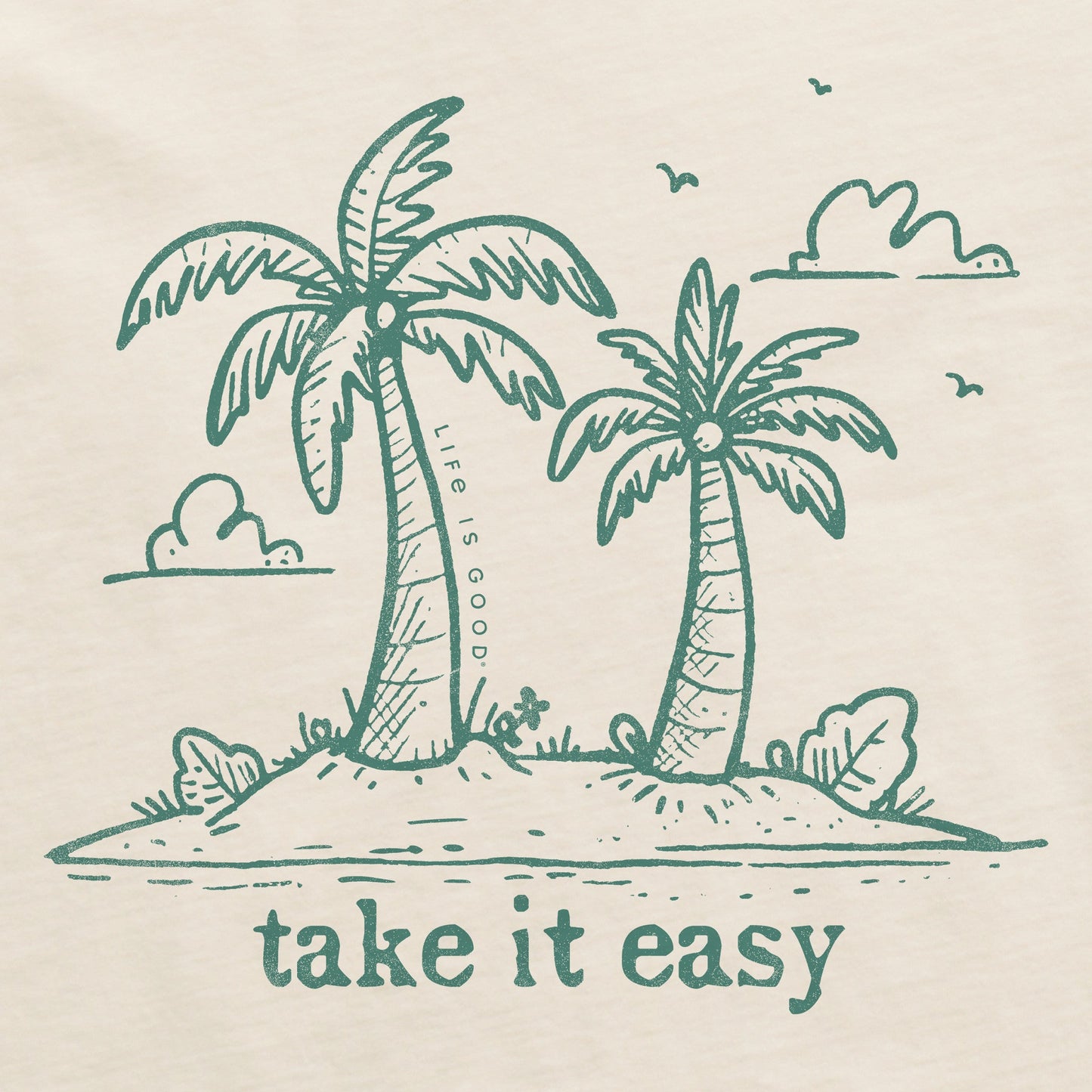 Women's Take it Easy Palms Short Sleeve Crusher Tee