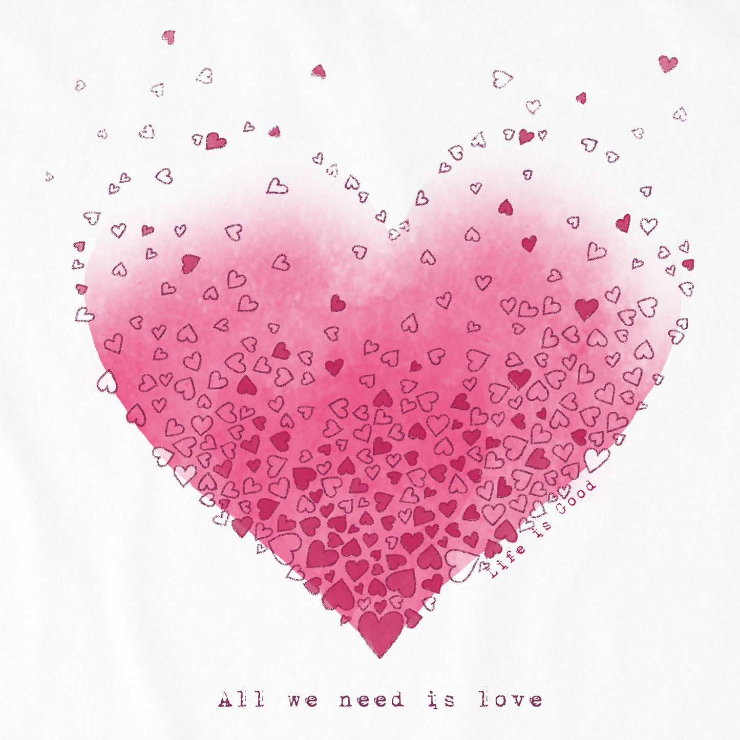 Women's Scattered Hearts Crusher Tank