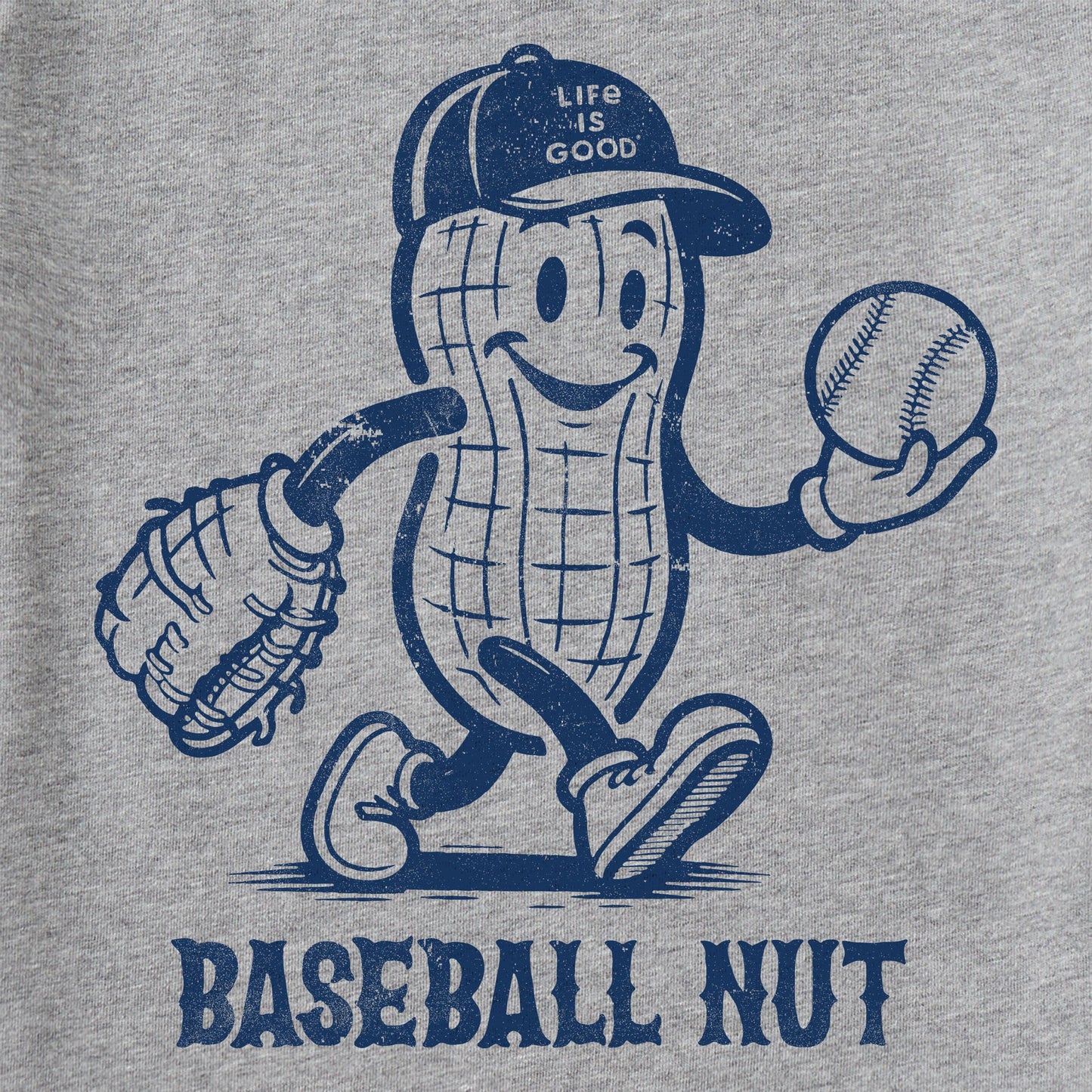Women's Baseball Nut Short Sleeve Crusher Tee