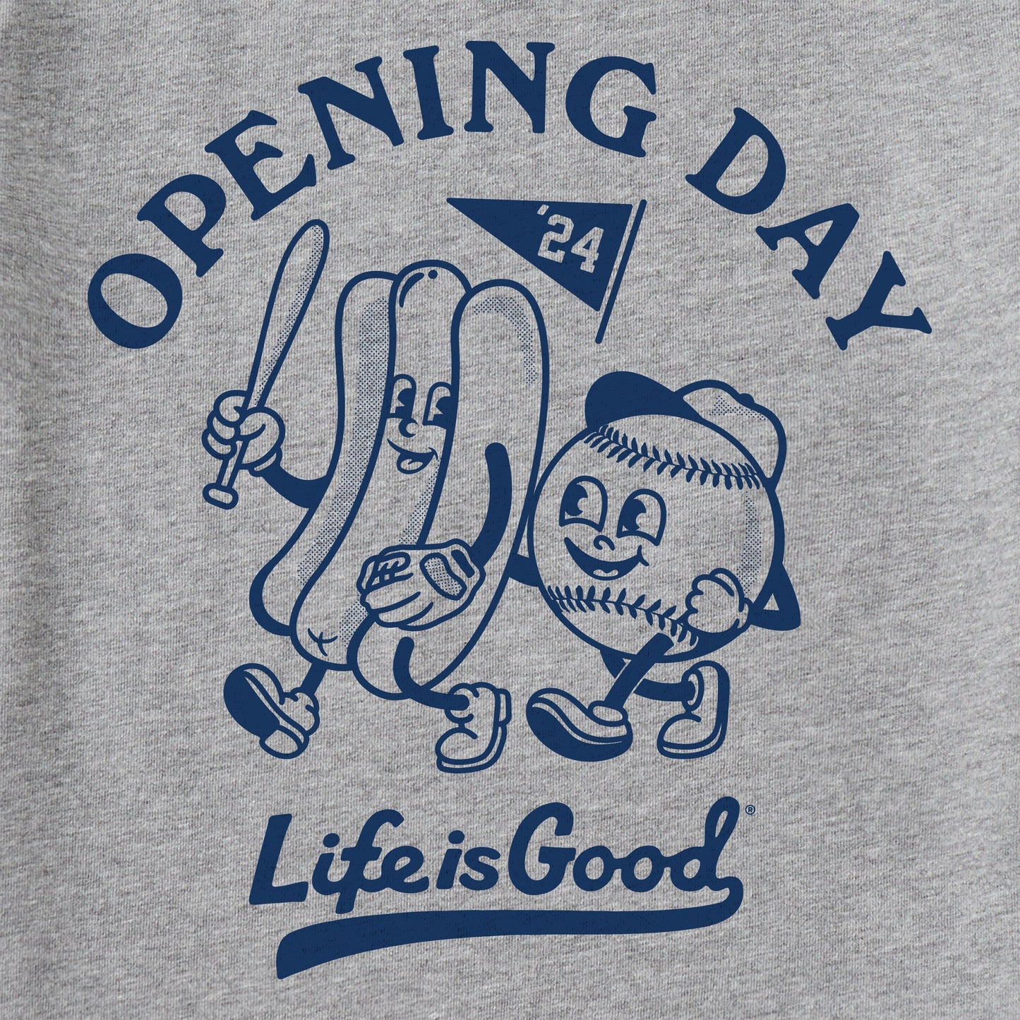 Kids Craft Opening Day '24 Baseball Short Sleeve Crusher Tee