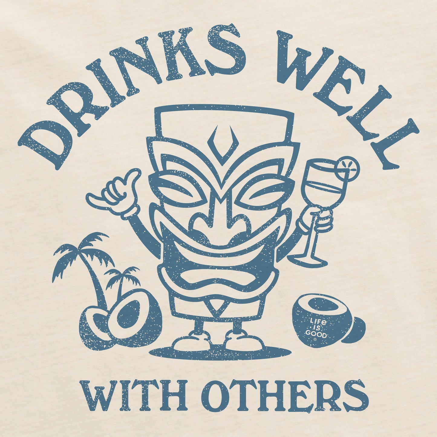 Men's Drinks Well Tiki Short Sleeve Tee