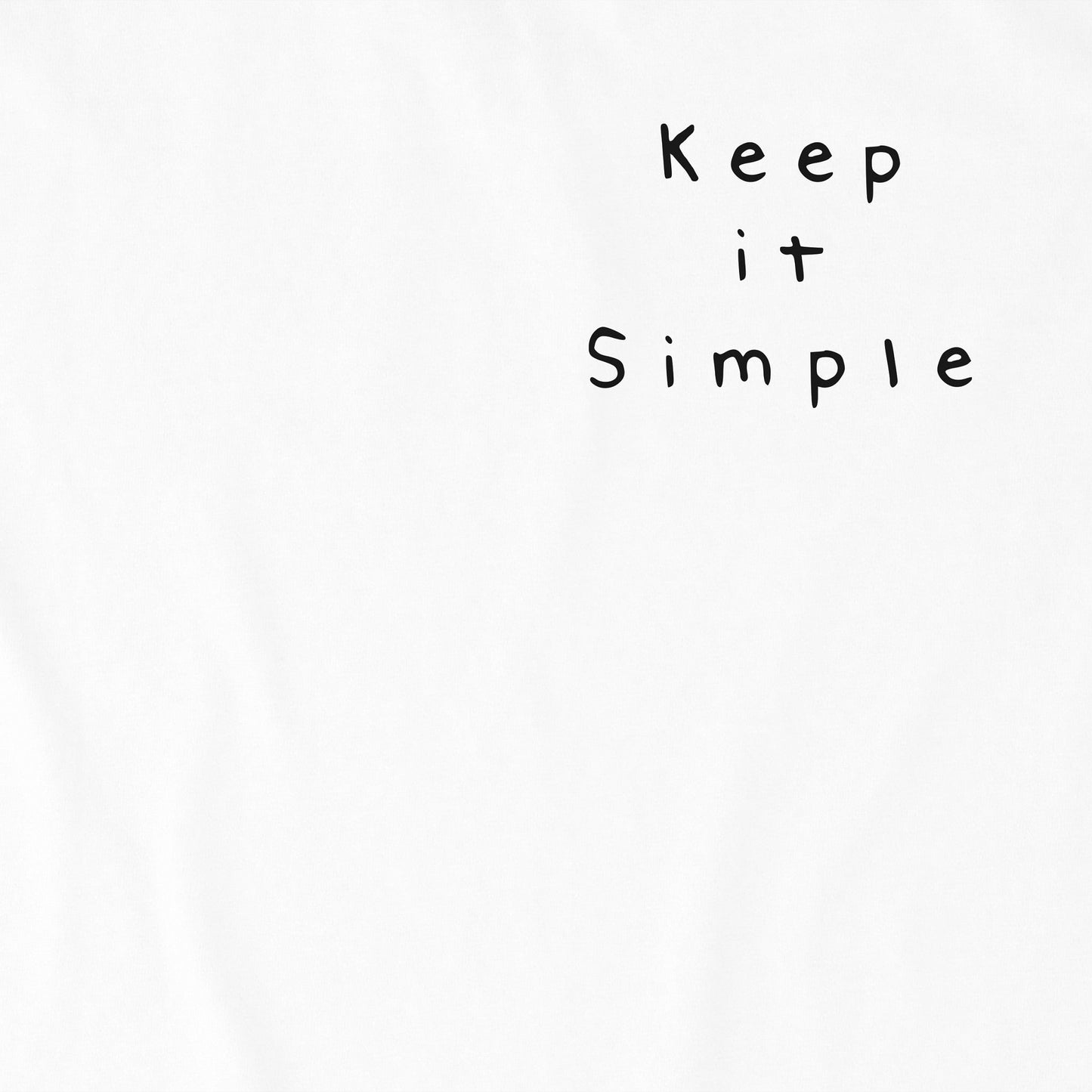 Men's Keep it Simple Chair Long Sleeve Crusher Tee