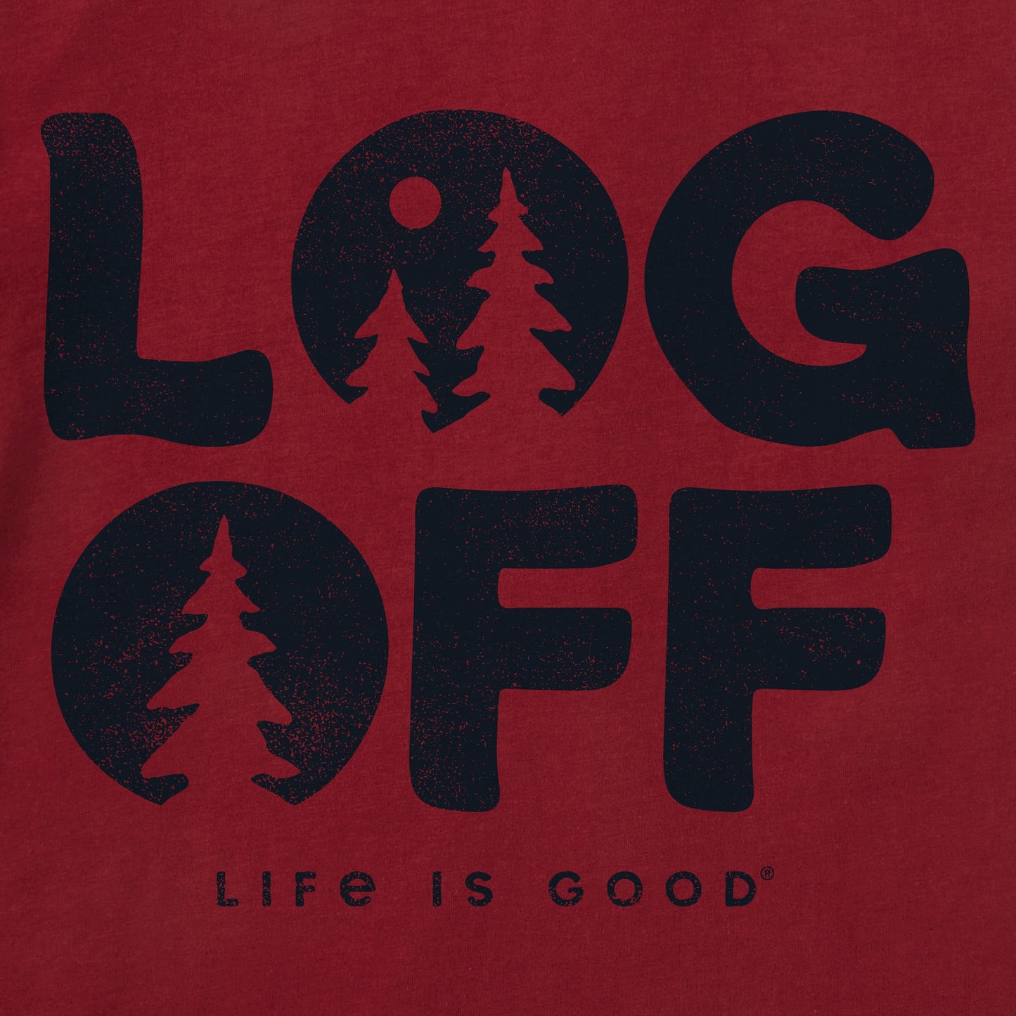 Men's Clean Log Off Long Sleeve Crusher Tee