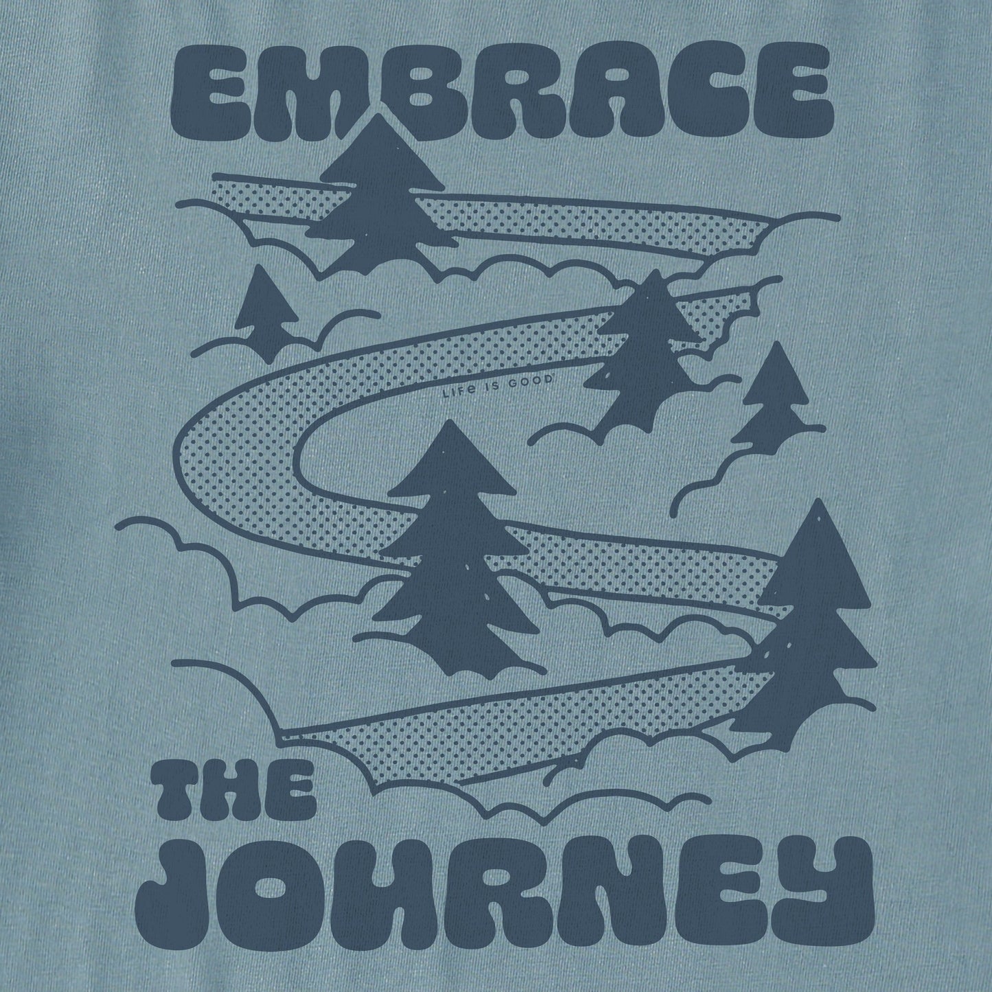 Men's Embrace the Journey Road Long Sleeve Crusher Tee