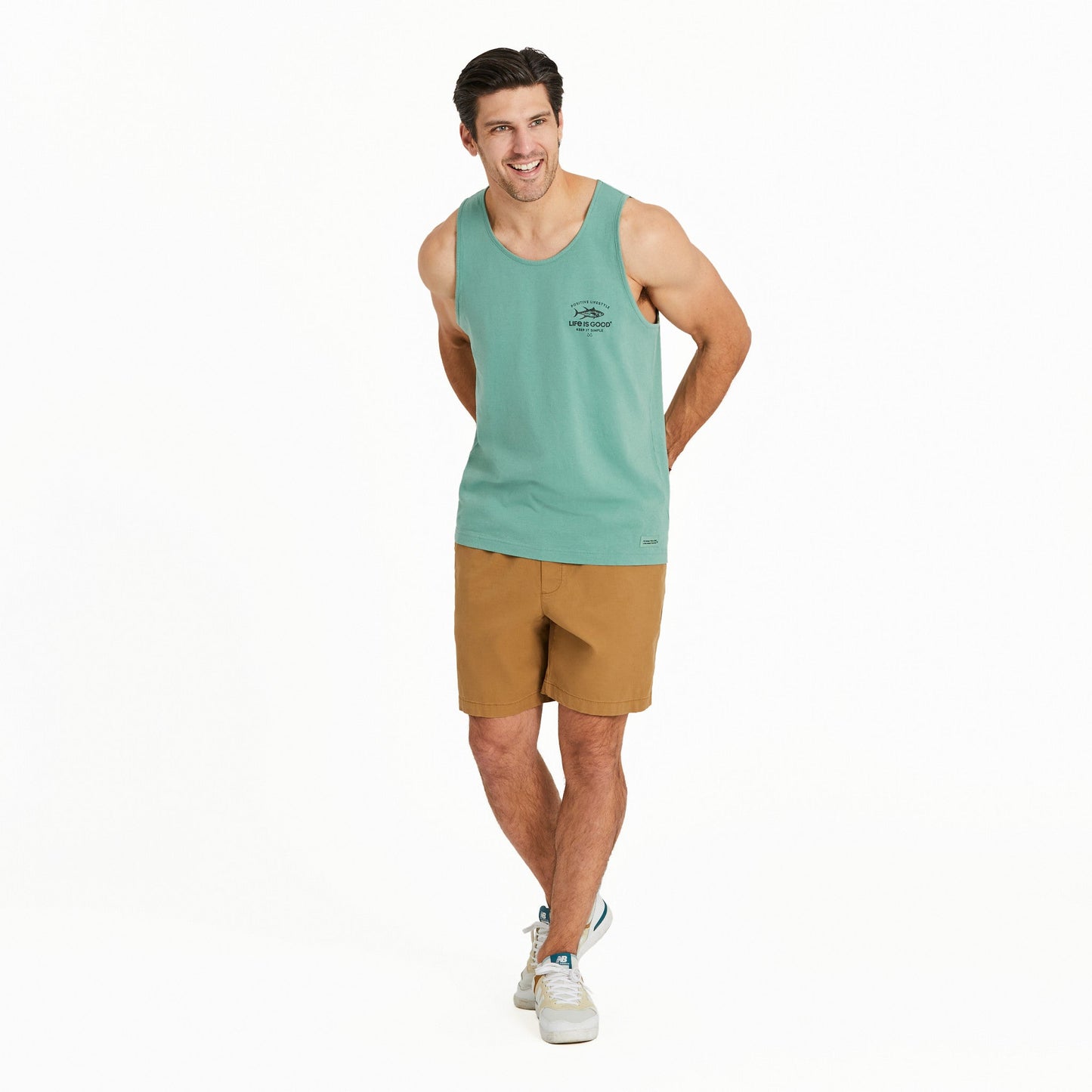 Men's Positive Lifestyle Tuna Fish Crusher-LITE Tank